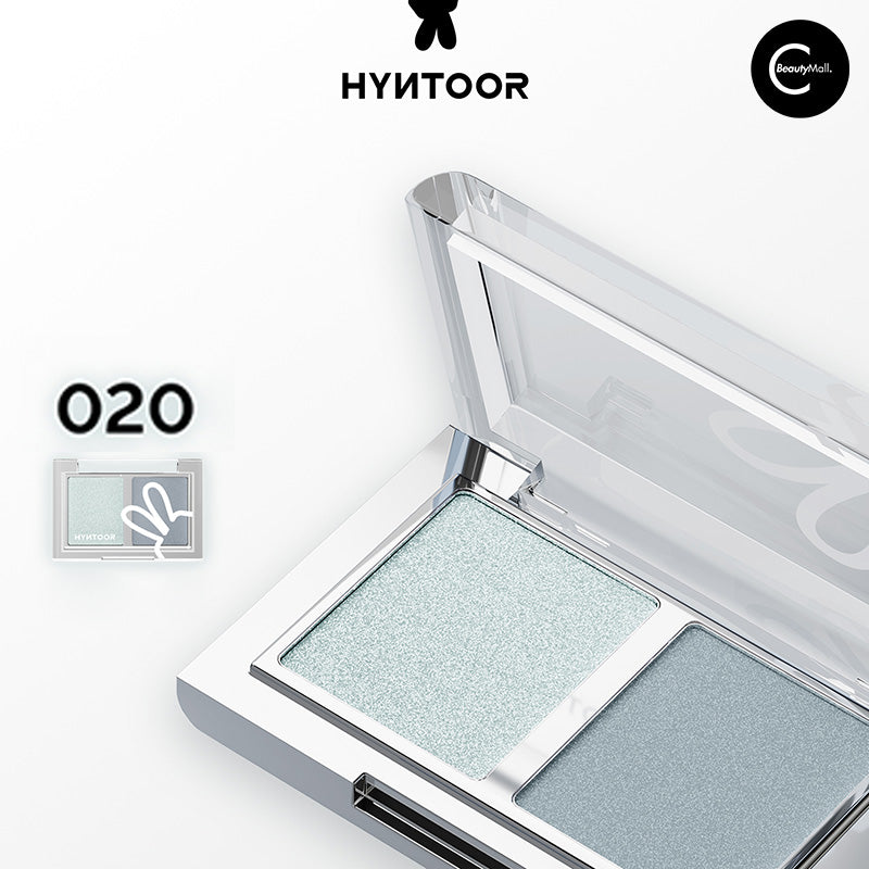 HYNTOOR Cooling Duo Eyeshadow Palette - Long-Lasting Matte & Shimmer Makeup for Day & Night Looks - Perfect for Parties, Weddings, and Everyday Wear