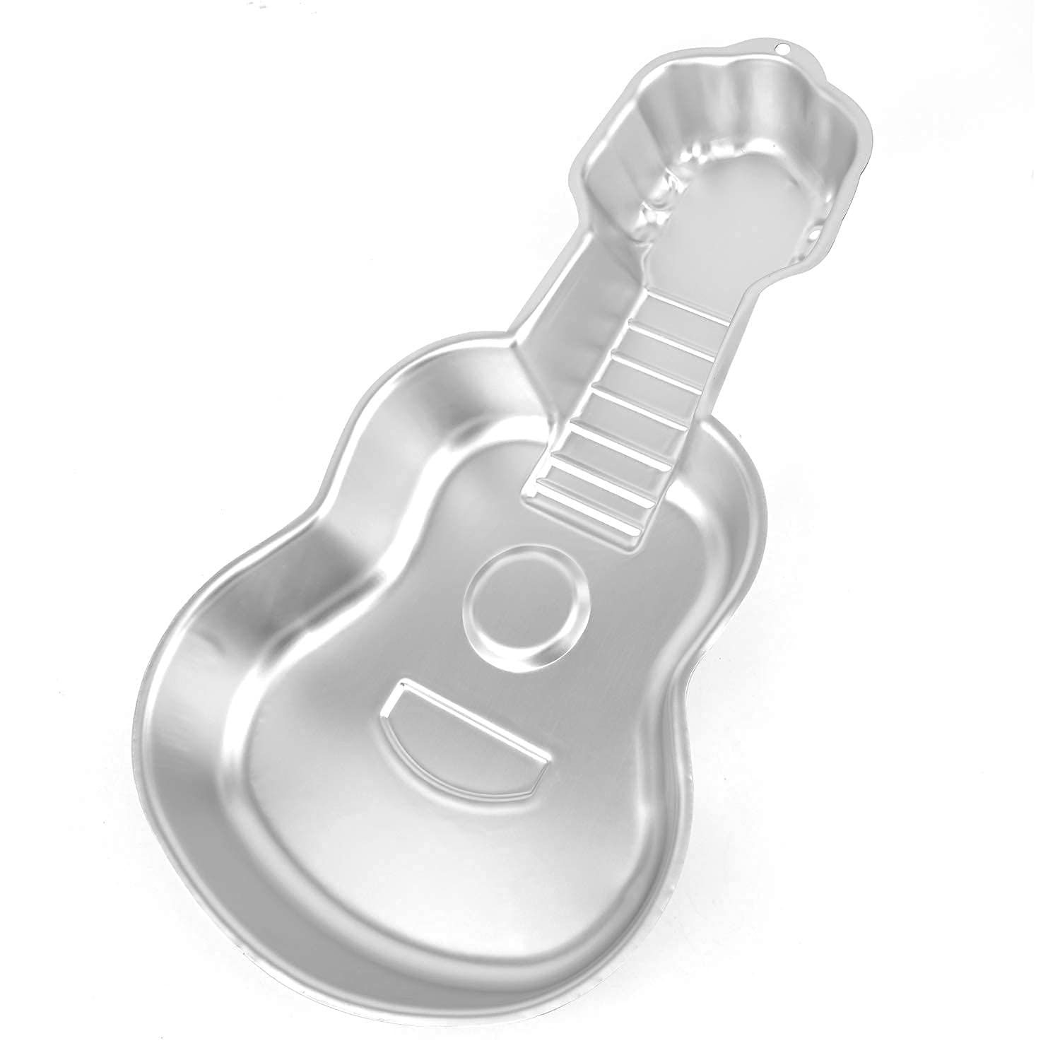 16.5 Inch Aluminum 3D Guitar Shaped Cake Pan - Non-Stick Baking Mold for Birthday Party, Wedding, Music Theme Cakes - Perfect for Guitar Lovers & Bakers