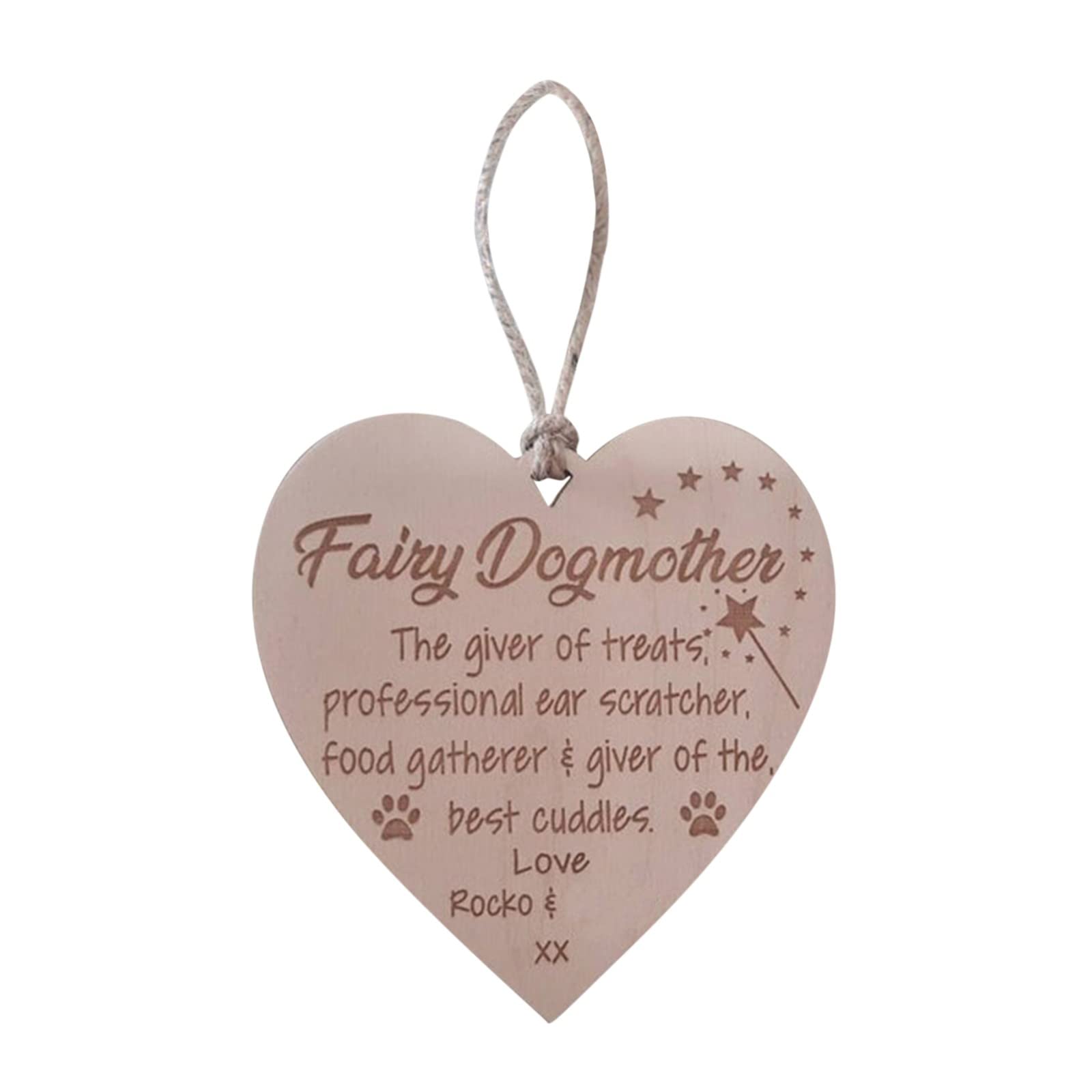 Personalized Wooden Hanging Ornament Gift for Mother's Day - Home Decor