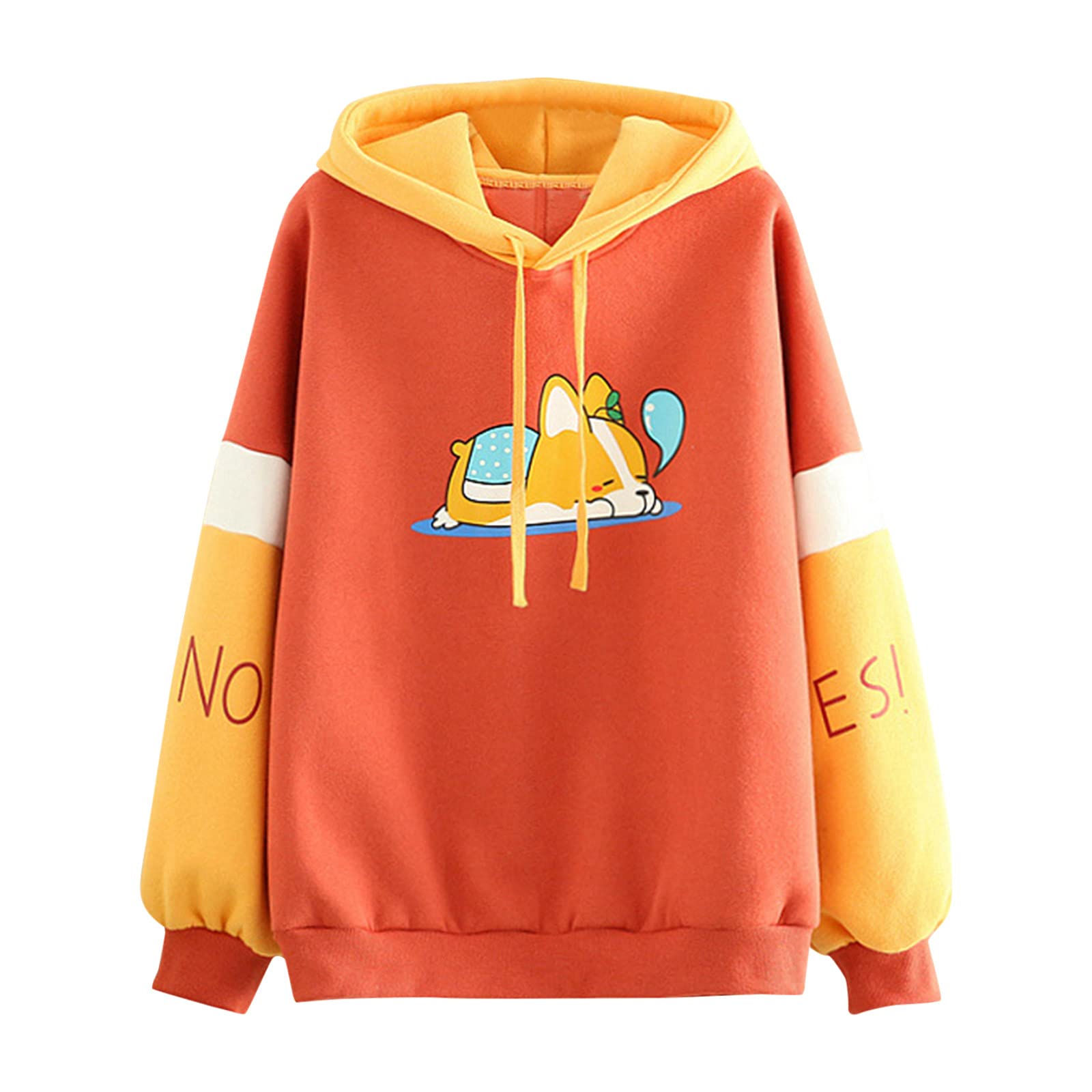 INNOVIERA Women's Rose Print Hoodie - Soft Pullover Sweatshirt with Long Sleeves, Casual Fall Fashion Top | Perfect for Outdoor Activities, Lounging & Streetwear