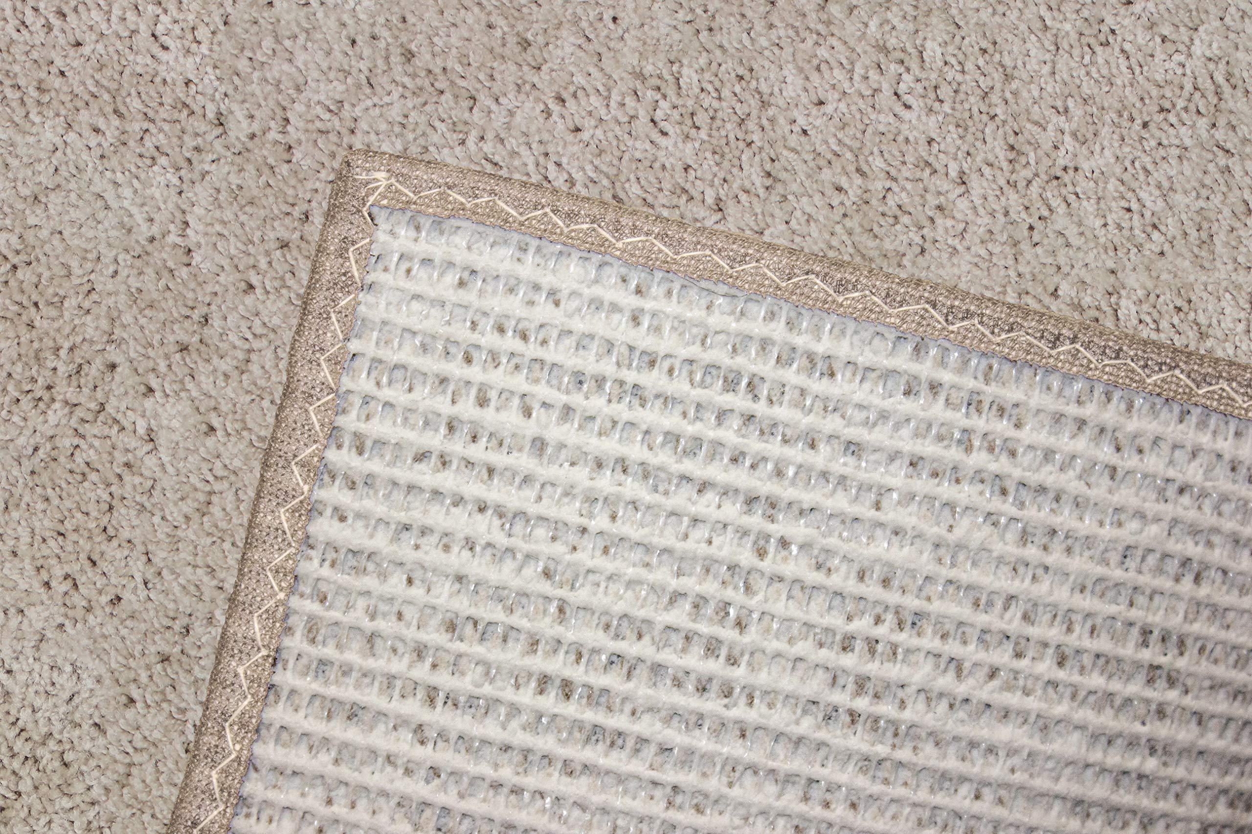 Koeckritz 10'x16' Caramel Cream Area Rug - Soft Plush Shag Carpet for Living Room, Bedroom & Home Decor - Cozy Floor Mat for Family Room, Dorm or Office