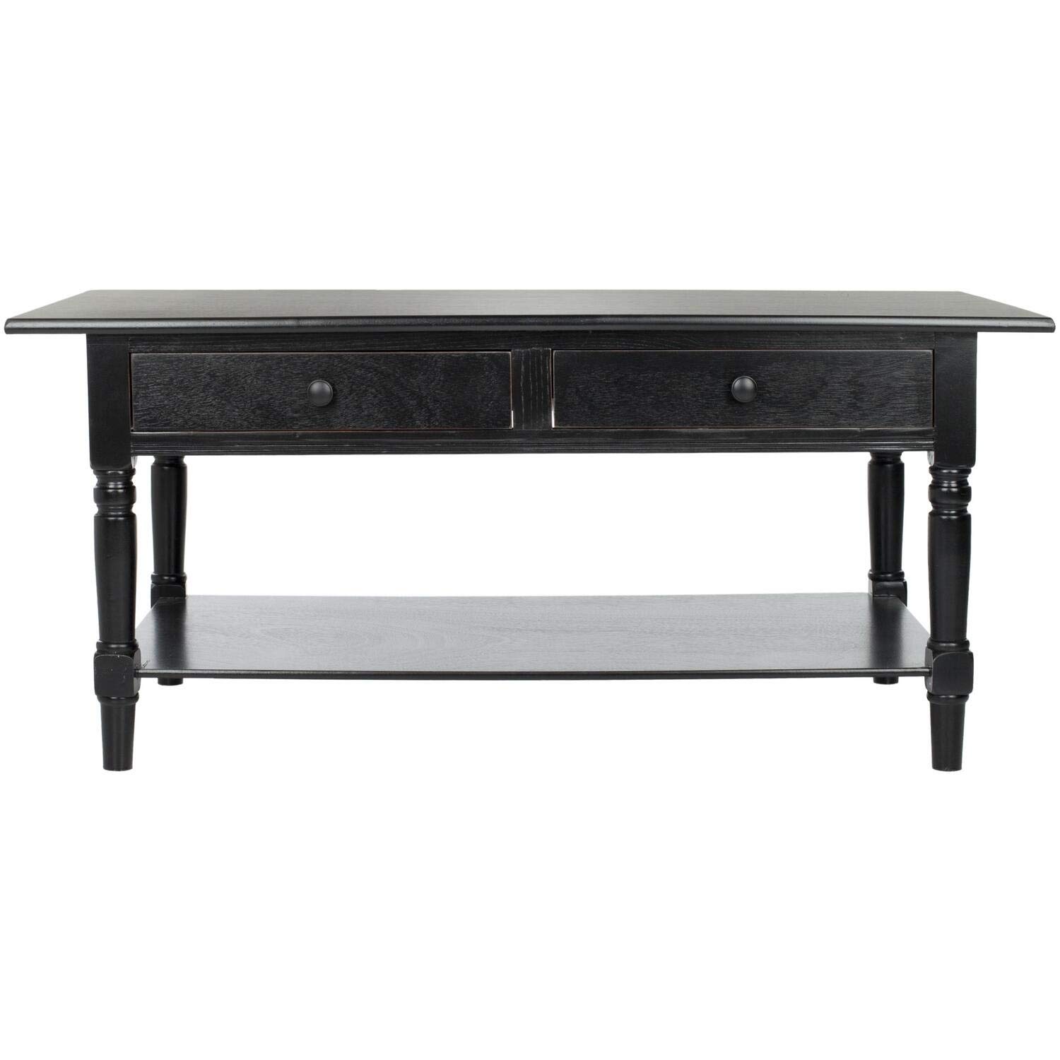 Safavieh American Homes Collection Boris Vintage Grey Coffee Table - Stylish Living Room Furniture for Modern Home Decor
