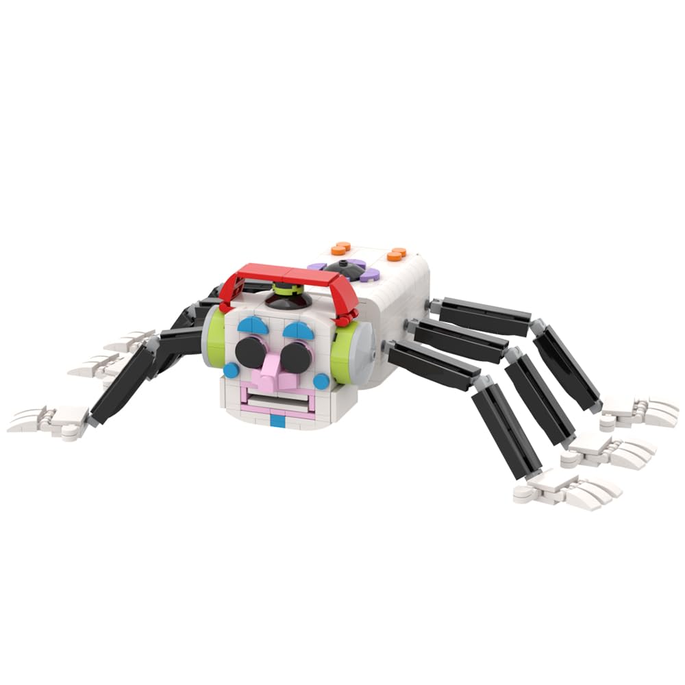 Five Nights at Freddy's DJ Music Man Building Blocks Set - 492PCS Horror Security Breach Monster Robot Action Figure Model Toy for Kids & Adults | FNAF Fan Collectible Gift for Boys Girls Age 8+ | Birthday Present for Gamers & Horror Enthusiasts
