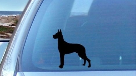 Great Dane Puppy Breed Decal Sticker - Die Cut Vinyl Dog Sticker for Windows, Cars, Trucks, Laptops & More - Perfect for Pet Lovers & Great Dane Owners - Durable Adhesive for Any Smooth Surface | Home, Office & Vehicle Decoration