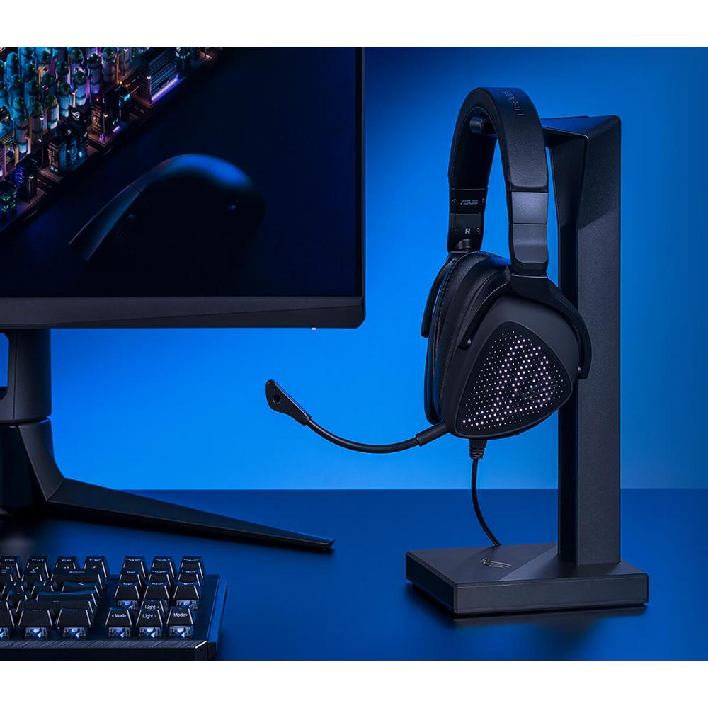 ASUS ROG Delta S Animate Gaming Headset with RGB Lighting - Hi-Res Audio, AI Noise Canceling Mic, USB-C - Perfect for PC, PS5, Xbox & Streaming