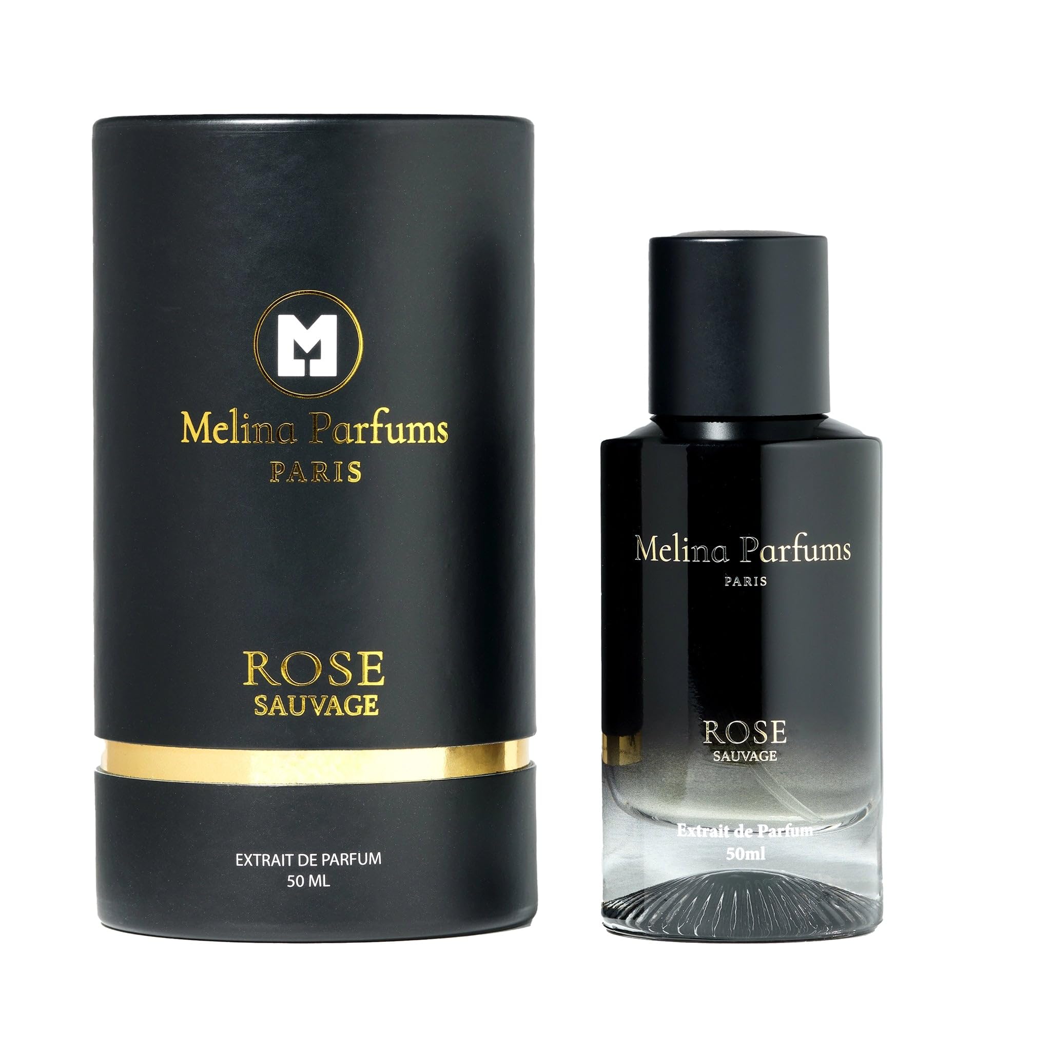 Melina Parfums Rose Sauvage Extrait de Parfum for Women, 50ml Luxury Floral Fragrance - Perfect for Date Nights, Special Occasions & Everyday Elegance