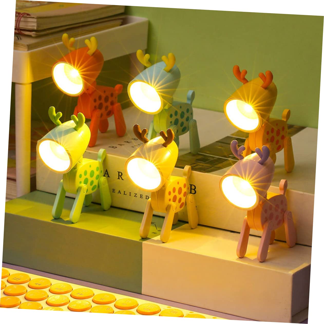 ARTIBETTER Pet Night Light - LED Night Lamp for Kids Room, Bedroom, Nursery, Study Desk | Cute Animal Table Lamp for Children, Students, Adults | Perfect for Bedtime, Reading, Decor, and Relaxation