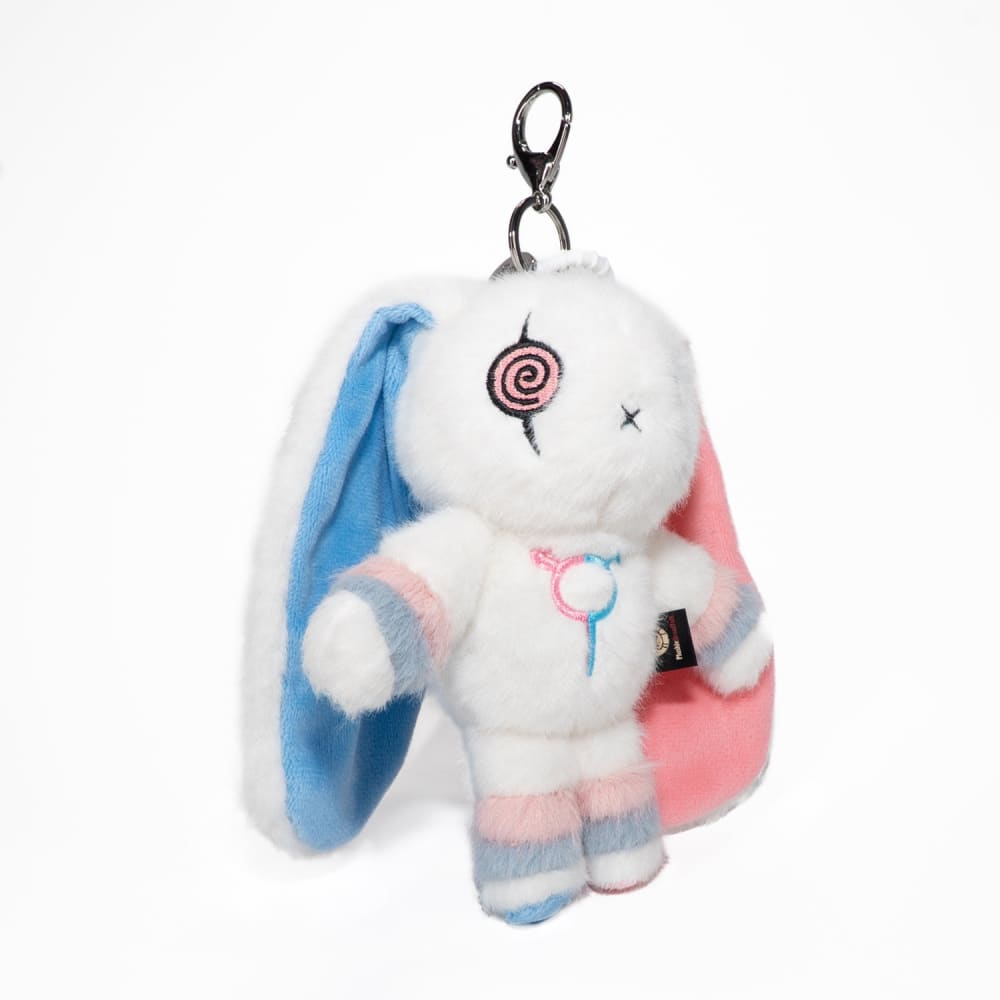 Plushie Dreadfuls Gender Dysphoria Rabbit Plush Keychain - Soft Stuffed Animal Toy for Mental Health Awareness, LGBTQ+ Support & Emotional Comfort | Perfect for Backpacks, Gifts & Therapy