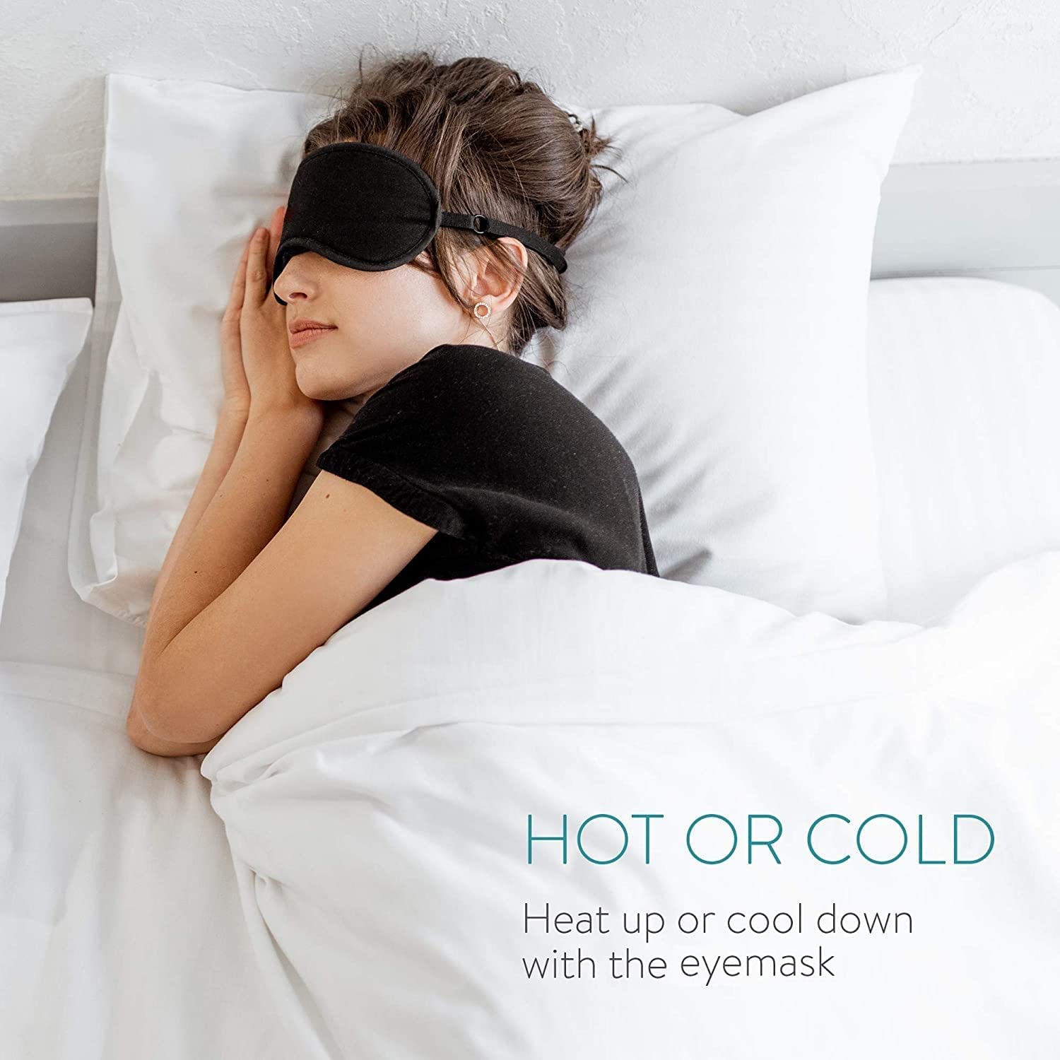 Cooling Gel Eye Mask for Dark Circles & Puffiness Relief - Hot & Cold Therapy for Stress, Migraine & Sleep - Revitalizing Skin Care Gift for Men & Women - Perfect for Travel, Work Breaks & Nighttime Relaxation