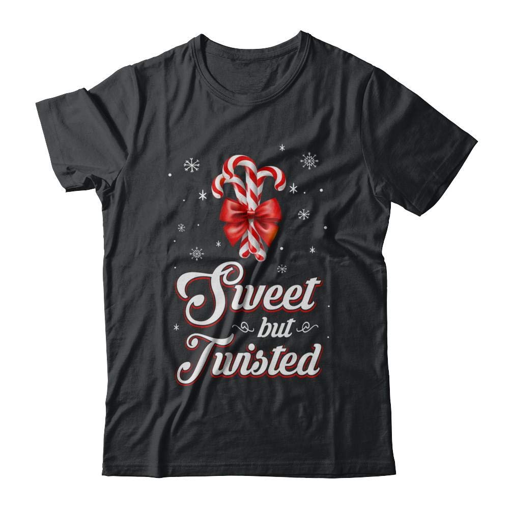 Sweet But Twisted Funny Candy Graphic T-Shirt - Short Sleeve Cotton Tee for Women & Men - Perfect for Parties, Gifts & Casual Wear