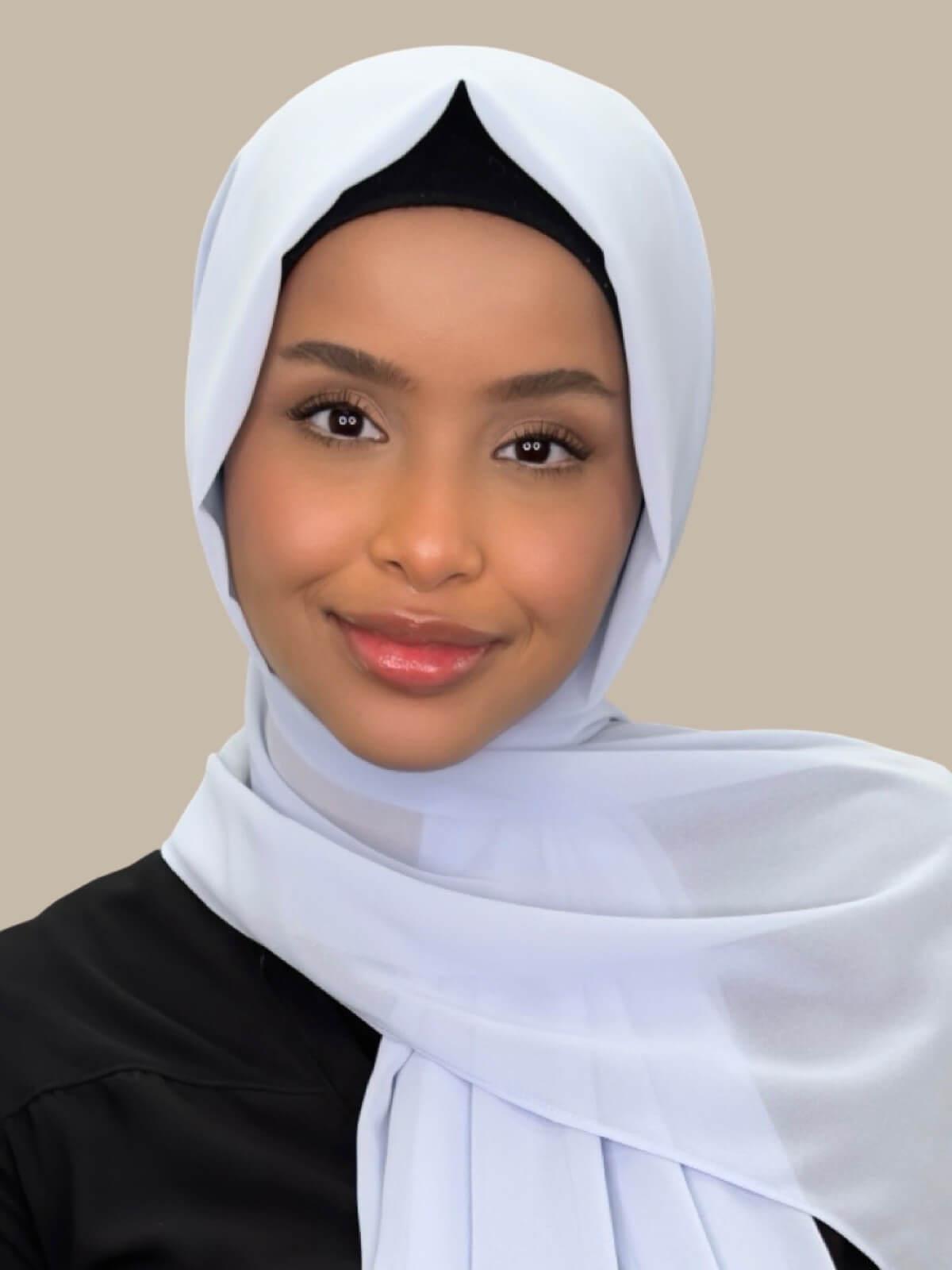 Luxury Chiffon Hijab Skye - Premium Soft Muslim Scarf for Women - Perfect for Prayer, Daily Wear & Special Occasions