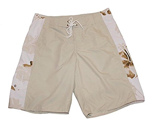 Men's Quick-Dry Swim Trunks with Pockets - Island Khaki 32