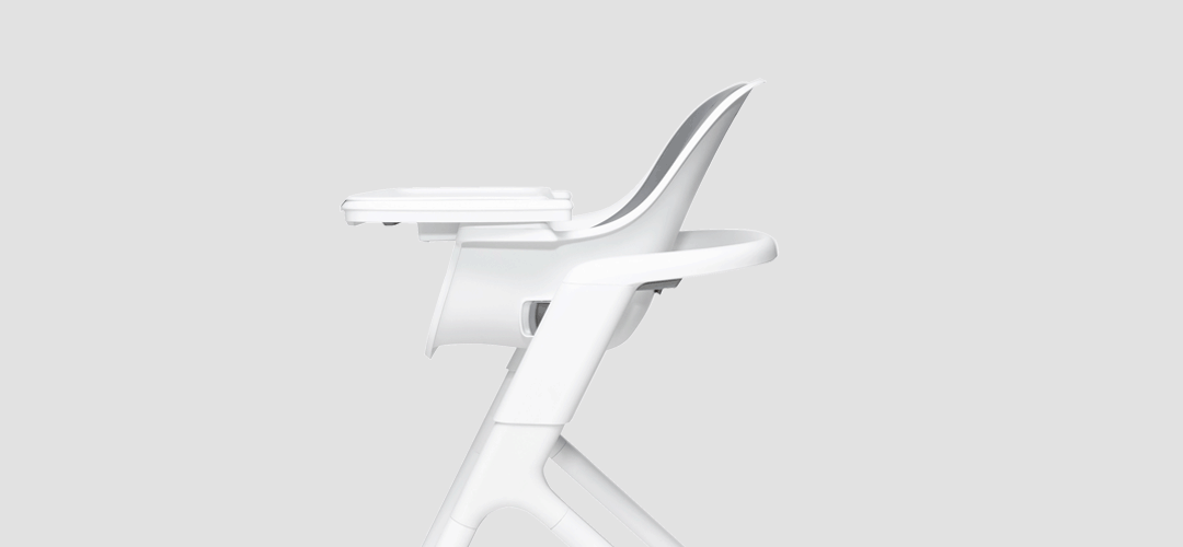4moms Connect High Chair - Adjustable Baby Feeding Chair with Easy Clean Tray & Reclining Seat for Infants & Toddlers - Perfect for Dining, Snacking & Playtime at Home