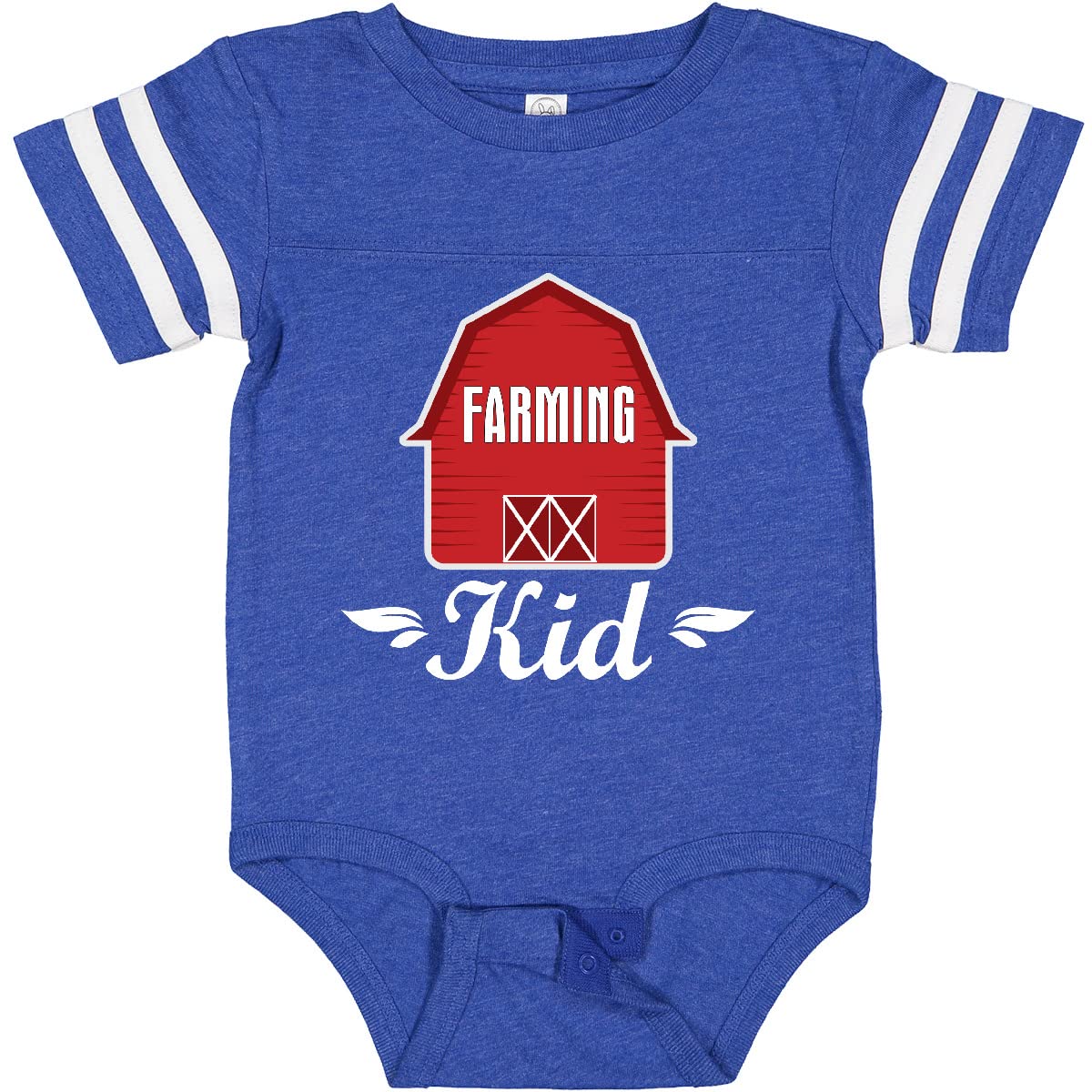 Inktastic Farming Kid Barn Baby Bodysuit - Cute Farm Animal Print Onesie for Infants & Toddlers - Perfect for Playdates, Farm Visits & Photo Shoots