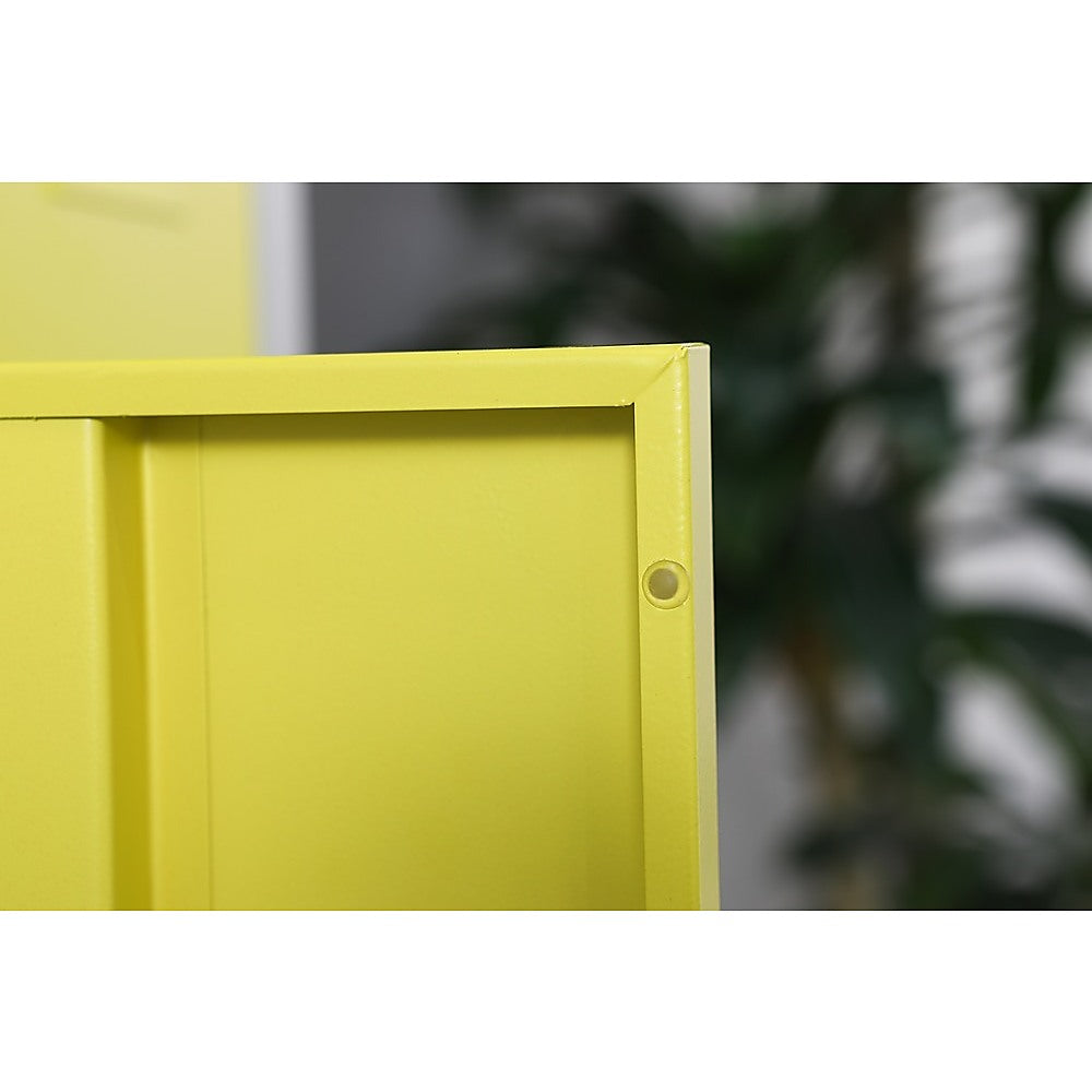 12-Door Locker with 3-Digit Combination Lock - Secure Storage for Office, Gym, Shed, School & Home - Ideal for Personal Belongings, Equipment & Valuables Protection