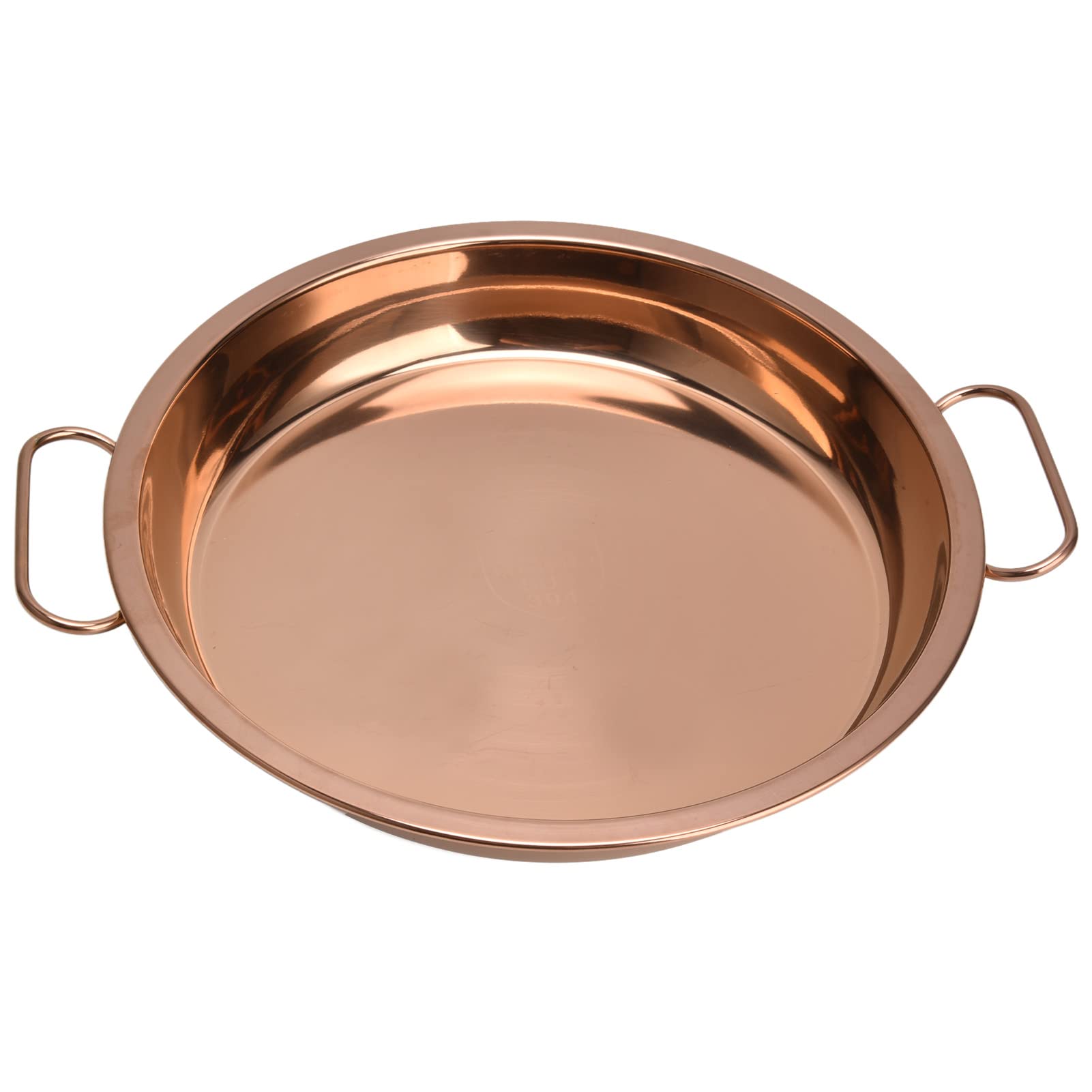Premium 304 Stainless Steel Dinner Plates - Healthy, Durable & Reusable Round Plates with Handle for Home, Restaurant & Outdoor Use - Perfect for Cold Dishes, Picnics & Daily Meals