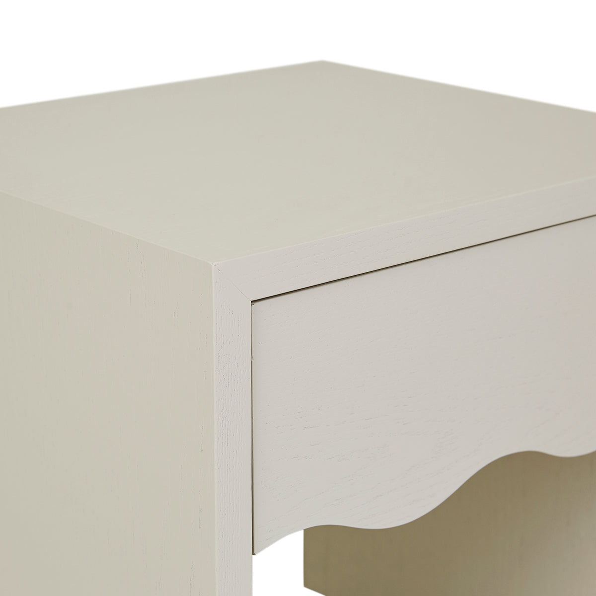 Modern Wooden Nightstand with USB Ports & Drawer - Stylish Bedside Table for Small Spaces, Bedroom, Living Room, or Dorm Room
