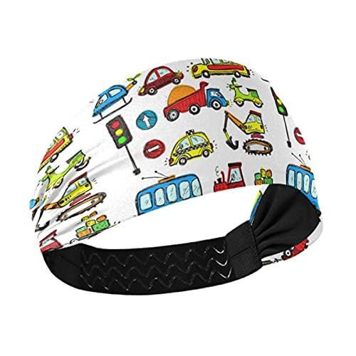 Baby Toy Cars Set - 12-Piece Bus, Truck, Motorcycle & Airplane Collection | Stretchy Women's Headbands for Yoga, Workout & Exercise | Breathable Sweat-Wicking Hair Bands & Head Wraps | Perfect for Sports, Running, Gym & Active Lifestyles