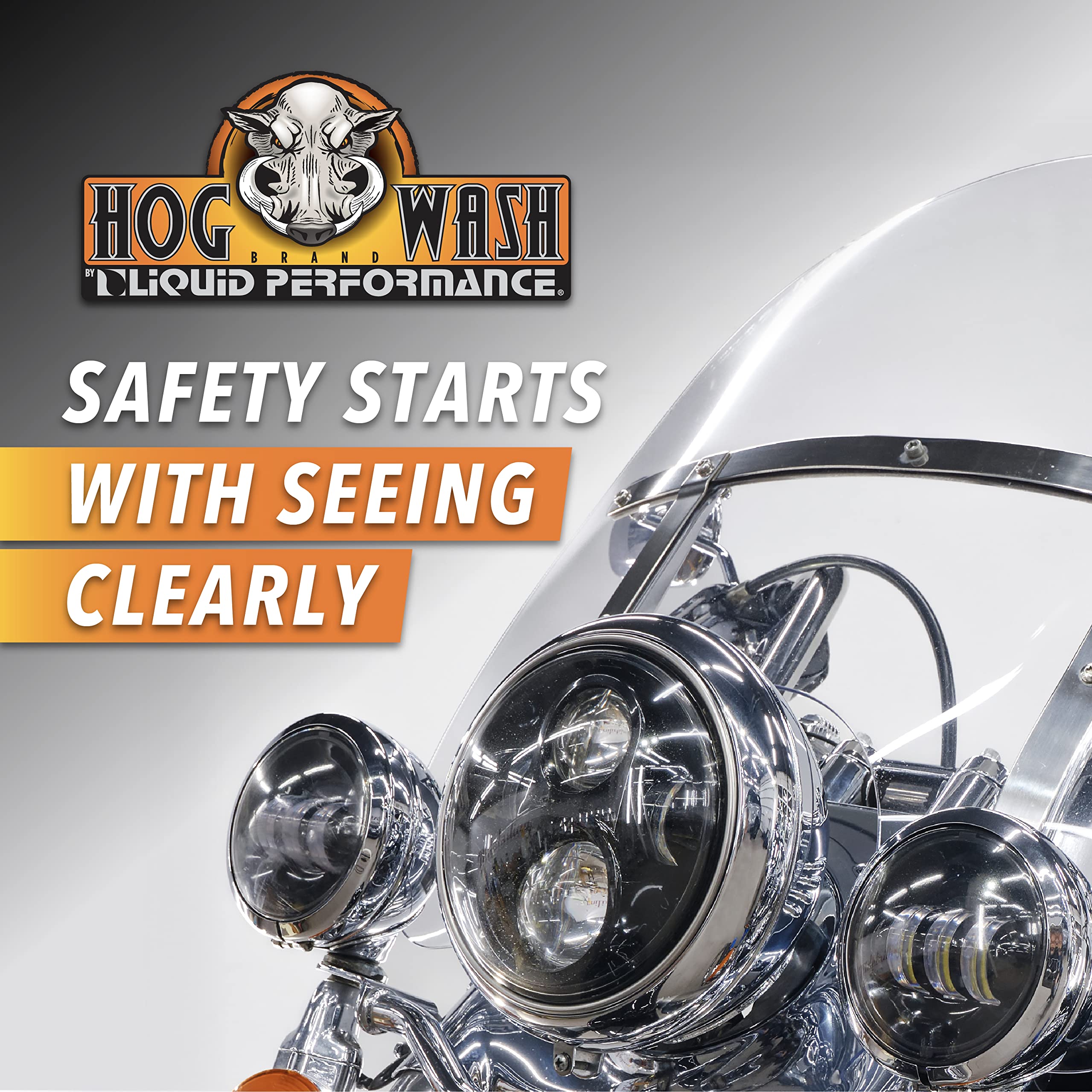 Premium Windshield Cleaner & Protectant - HW0884 - Streak-Free Shine & Long-Lasting Protection for Cars, Trucks & Motorcycles - Ideal for Rainy Days & Winter Driving
