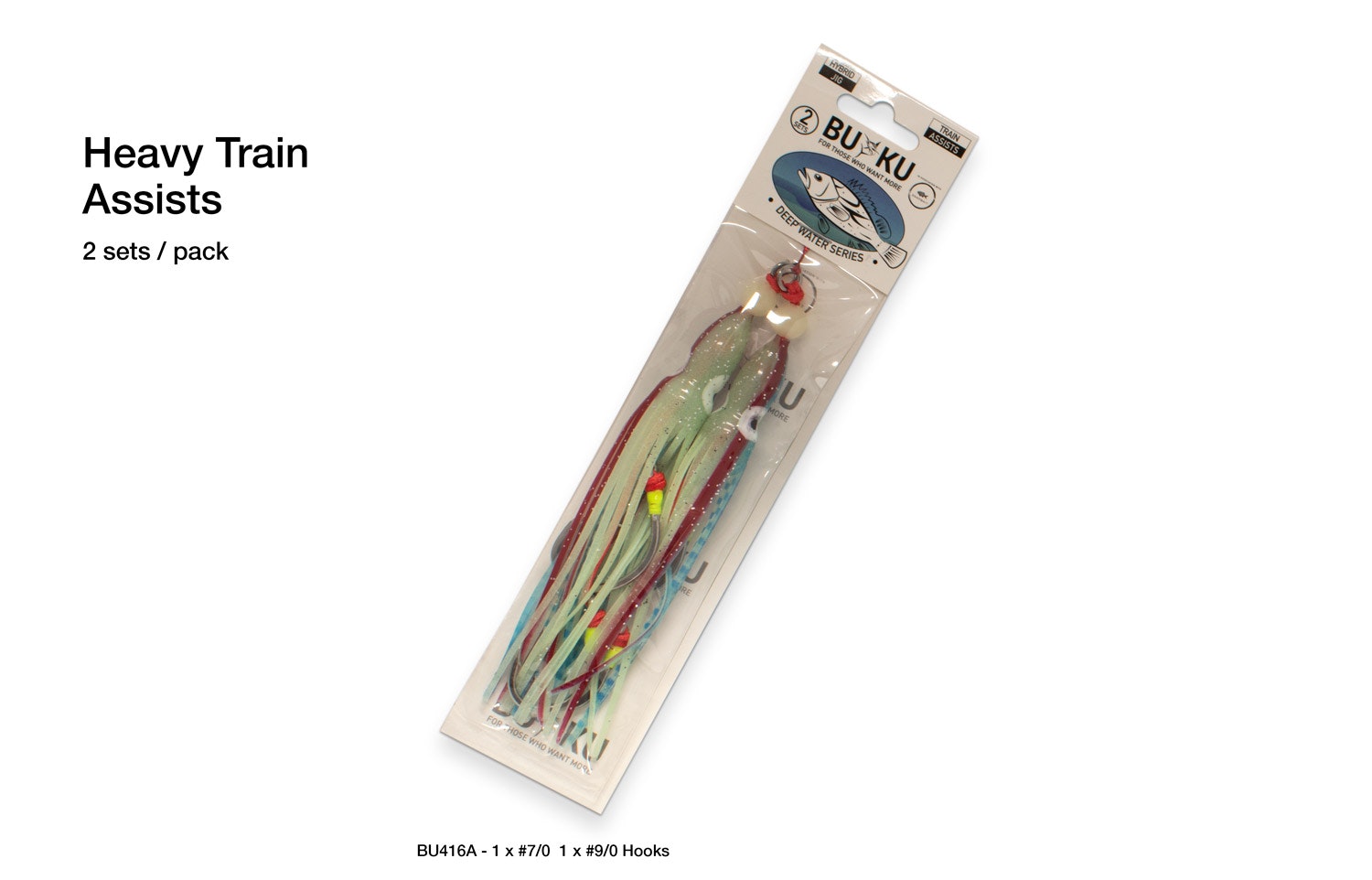 SnapBait Fishing Lure Train Assists 2-Pack - Premium Bait for Bass, Walleye, and Trout - Perfect for Freshwater and Saltwater Fishing Adventures