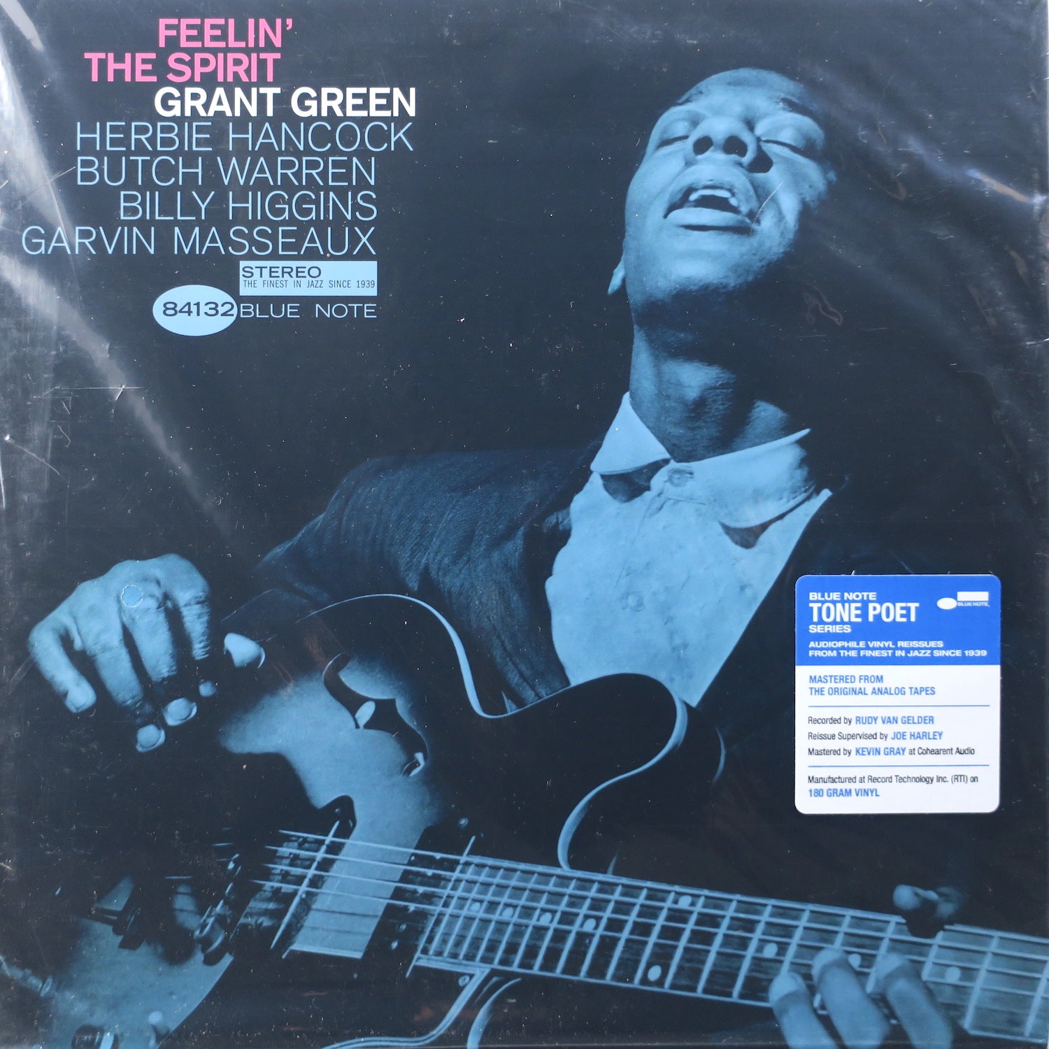 Grant Green 'Feelin' The Spirit' Blue Note Tone Poet 180g Vinyl LP - Jazz Vinyl Record for Audiophiles & Collectors - Perfect for Relaxing Evenings & Music Enthusiasts
