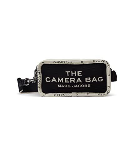 Marc Jacobs Jacquard Camera Bag - Black Crossbody Purse for Women | Stylish & Compact Shoulder Bag for Everyday Use, Travel & Work