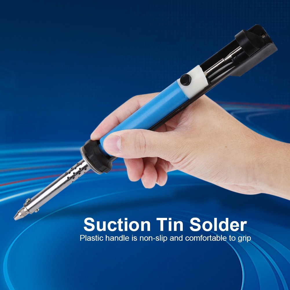 Fdit 30W 2-in-1 Electric Soldering Iron with Desoldering Pump, Welding Tool Kit for Electronics Repair - US Plug 110V - Perfect for DIY Projects, Circuit Board Fixing & Home Appliance Maintenance