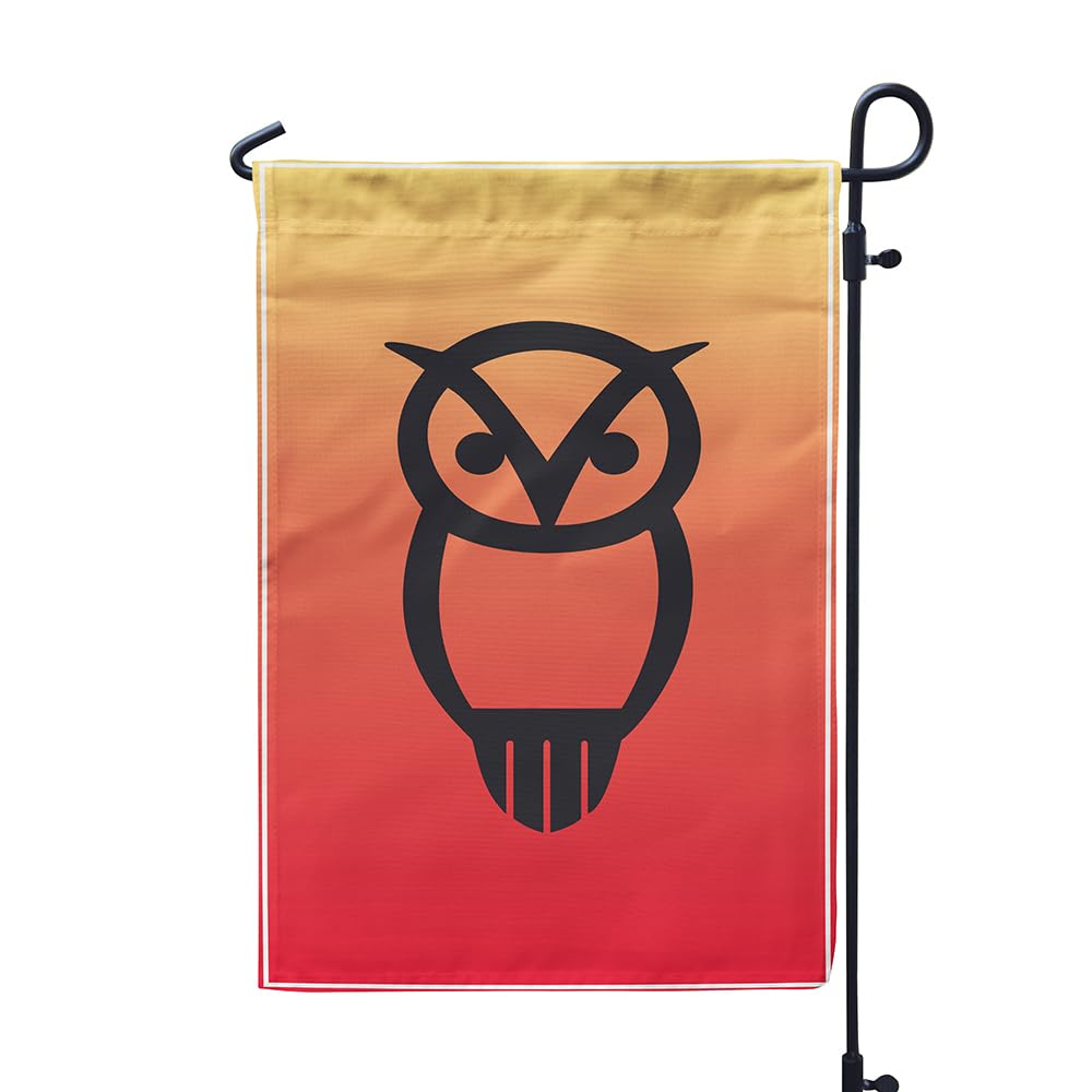 Chi Omega 12x19 Inches Double Sided Garden Flag - Durable Outdoor Decorative Banner for Sorority House, Yard & Front Porch Decor