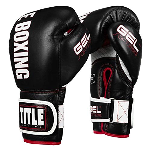 TITLE Boxing Soft Strike Gel Bag Gloves - Premium Training Gloves for Men & Women | Punching Bag, Kickboxing, Heavy Bag Workouts | Ideal for Boxing, MMA, Fitness & Home Gym Training