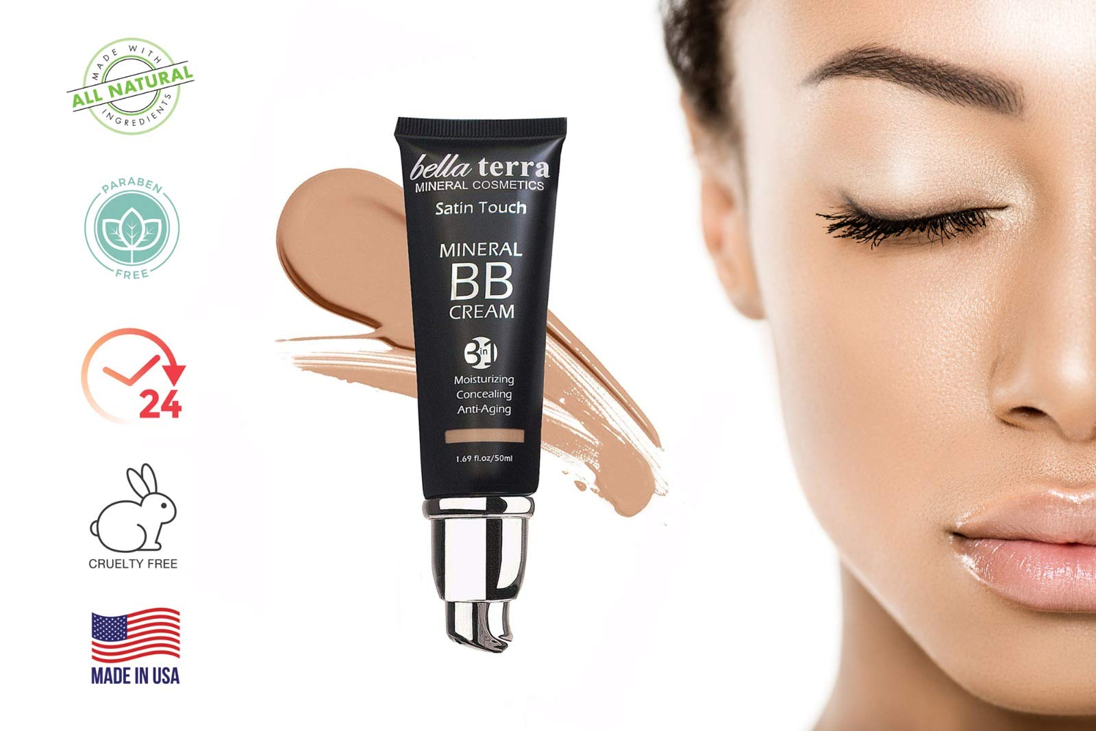 Bella Terra Advanced Radiance Eye Cream - Anti-Aging Eye Treatment for Wrinkles & Dark Circles | Hydrating Daily Moisturizer | Fast-Acting Skin Renewal Formula (1 fl oz/30ml) | Perfect for Morning & Night Skincare Routine