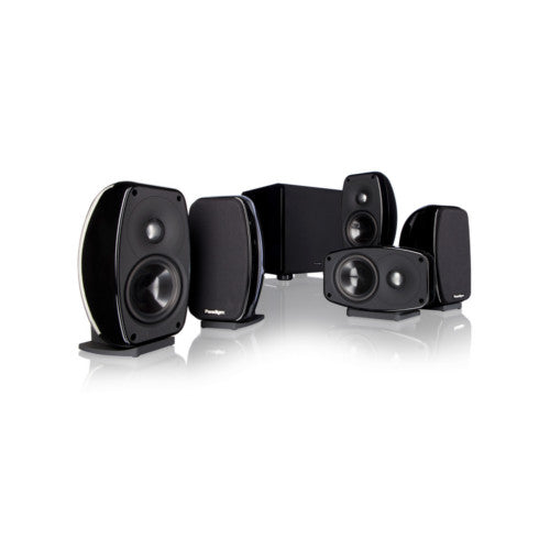 Denon AVR-X250BT 5.2 Channel AV Receiver with Paradigm Cinema 100CT 5.1 Home Theater Speaker System - Perfect for Movie Nights, Gaming & Music Listening in Your Living Room or Home Theater