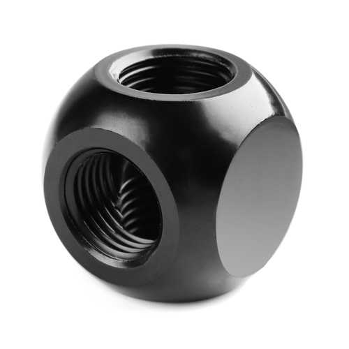 High-Quality 3-Way G1/4 Internal Thread Brass Water Cooling Fittings - Perfect for PC Liquid Cooling Systems and Custom Loop Builds