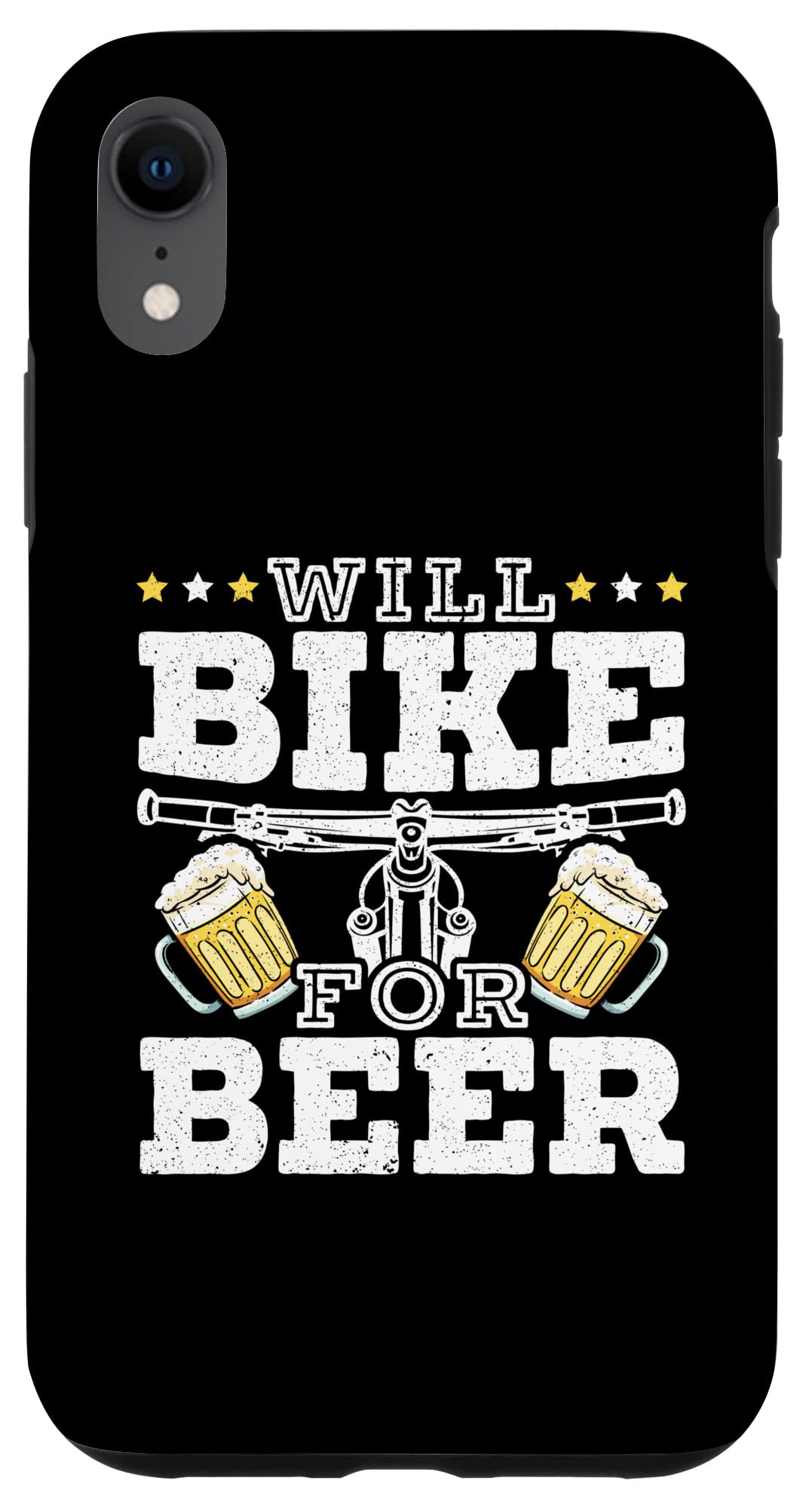 iPhone XR Bike & Beer Themed Phone Case - Durable Protective Cover for Cycling & Beer Enthusiasts - Perfect for Outdoor Adventures, Bike Rides & Pub Crawls
