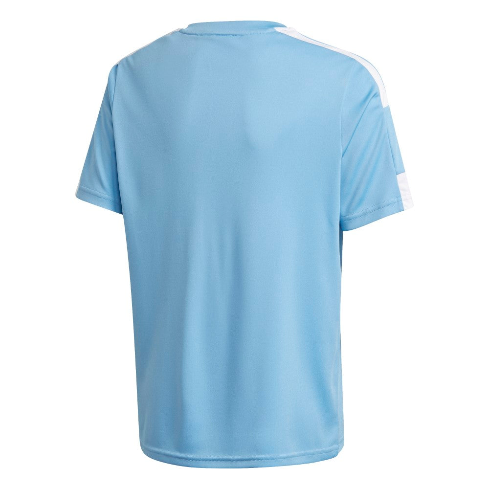 Adidas Youth Squadra 21 Soccer Jersey - Light Blue & White - Breathable Performance Shirt for Kids - Perfect for Training & Match Play