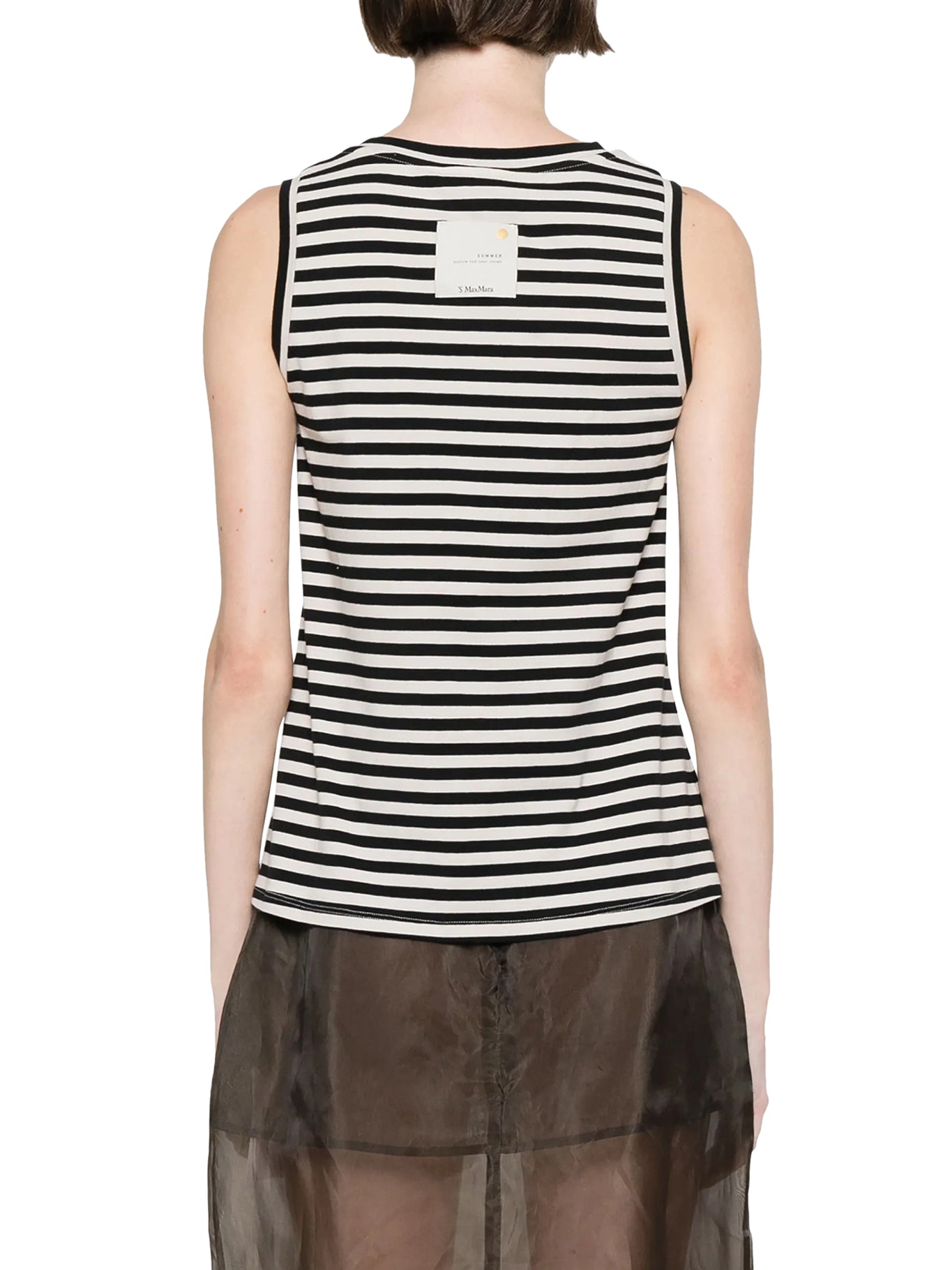 Smaxmara Herbert Tank Top for Women - Black Cotton Sleeveless Shirt, Casual Summer Wear, Perfect for Gym, Beach, and Everyday Outfits