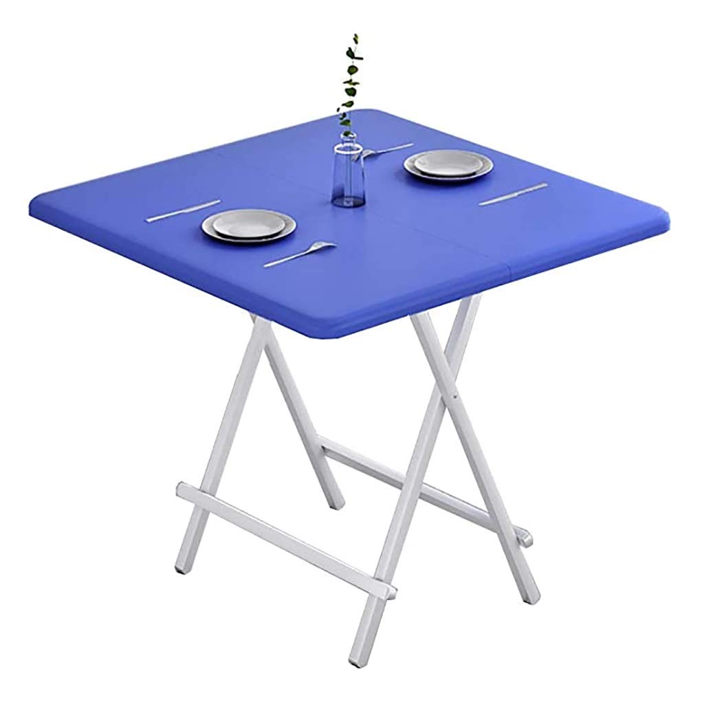 Foldable Square Table - 70x70x74cm Multi-Purpose Computer Desk for Home Office, Dining & Study | Portable Lightweight Design for Indoor & Outdoor Use | Perfect for Small Spaces, Camping, Dorm Rooms & Market Stalls (Color Options Available)