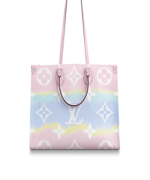 Louis Vuitton Escale Onthego GM Pastel Tote Bag - Luxury Designer Handbag for Women, Perfect for Travel, Work & Everyday Use
