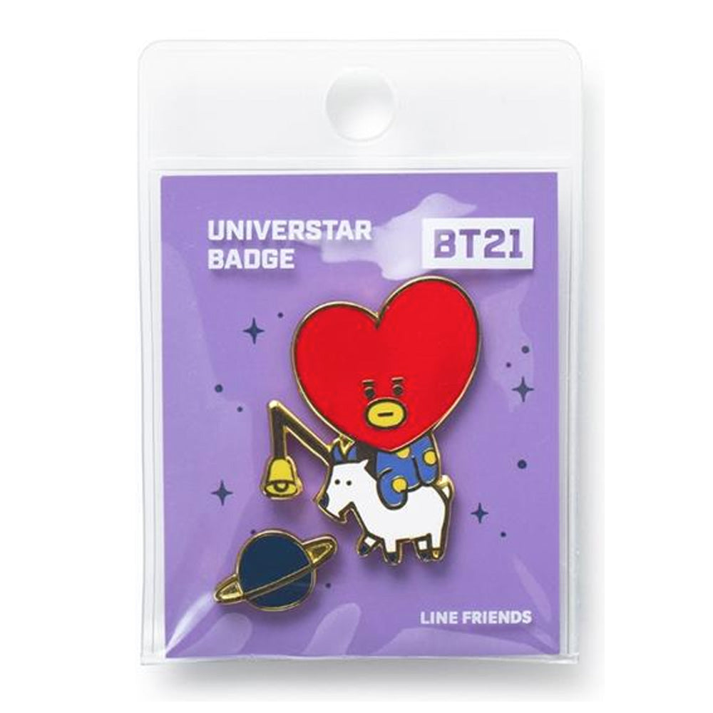BT21 Constellation Badge Set - Cute Korean Character Pins for Backpacks, Jackets & Accessories - Perfect for K-Pop Fans & Collectors
