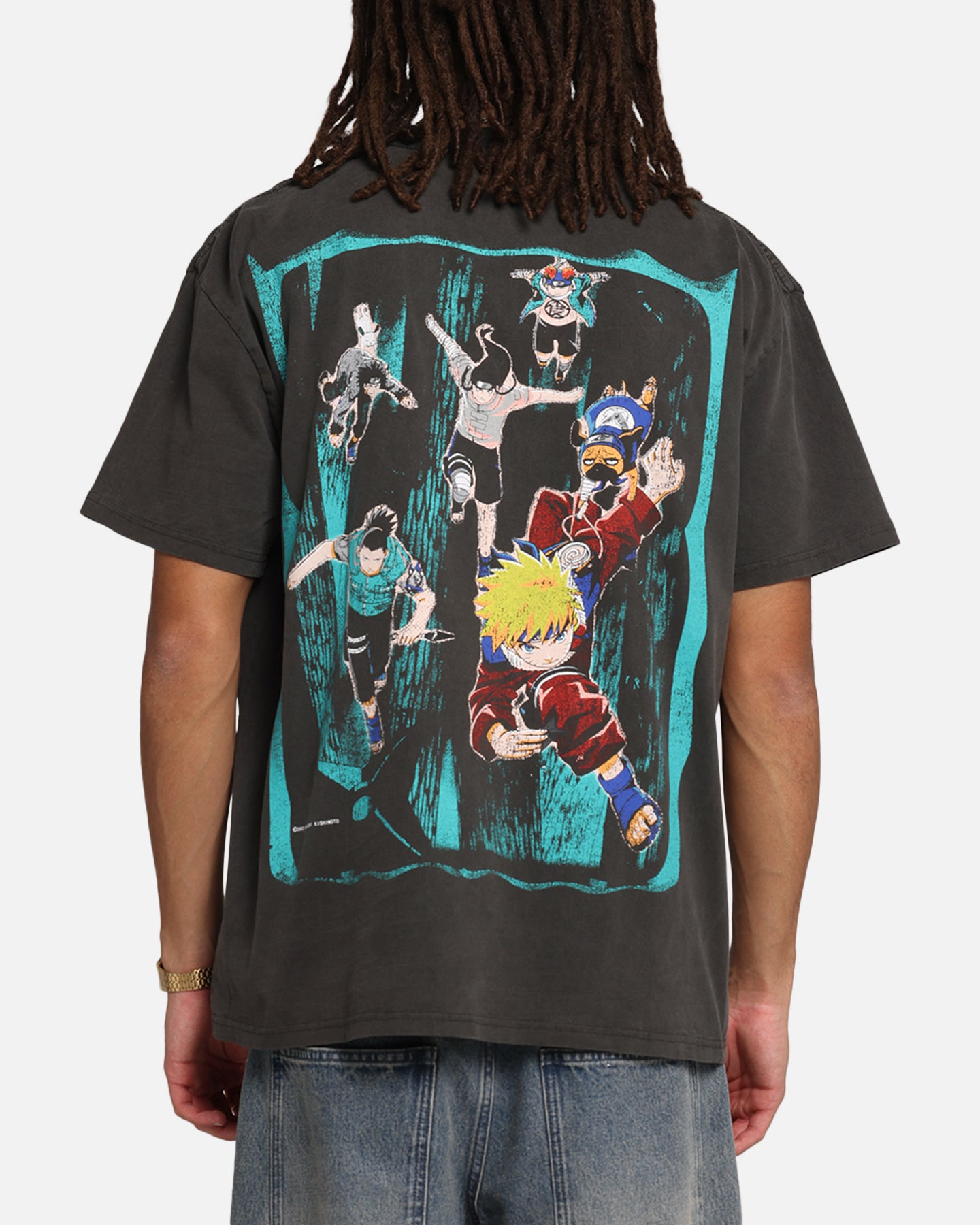 Naruto Sasuke Retrieval Heavy T-Shirt - Black Wash | Anime Graphic Tee for Men & Women | Perfect for Cosplay, Conventions & Casual Wear