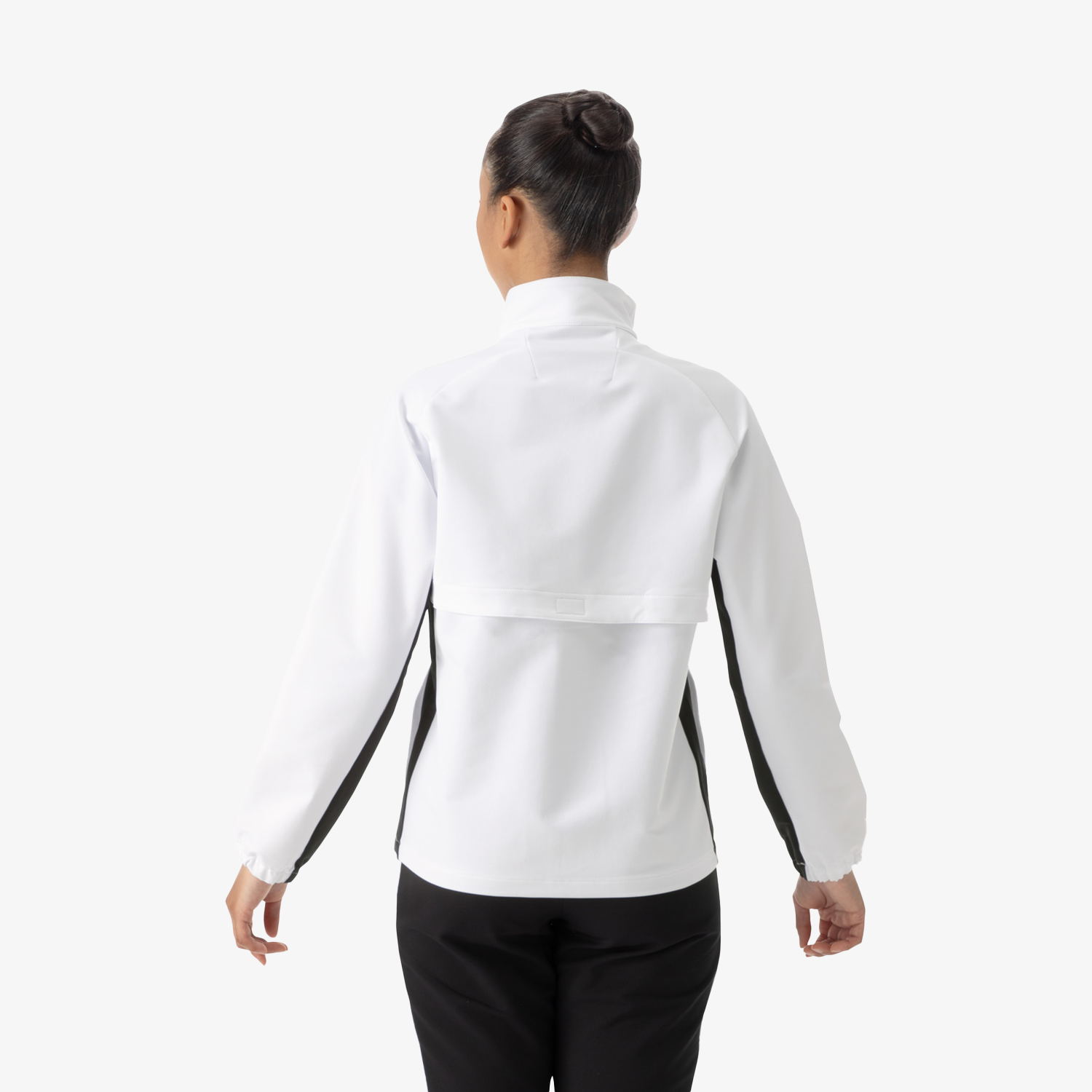 Yonex Women's Warm Up Jacket 57083 - Lightweight Tennis Training Jacket with Breathable Fabric (White) - Perfect for Gym, Running & Outdoor Sports
