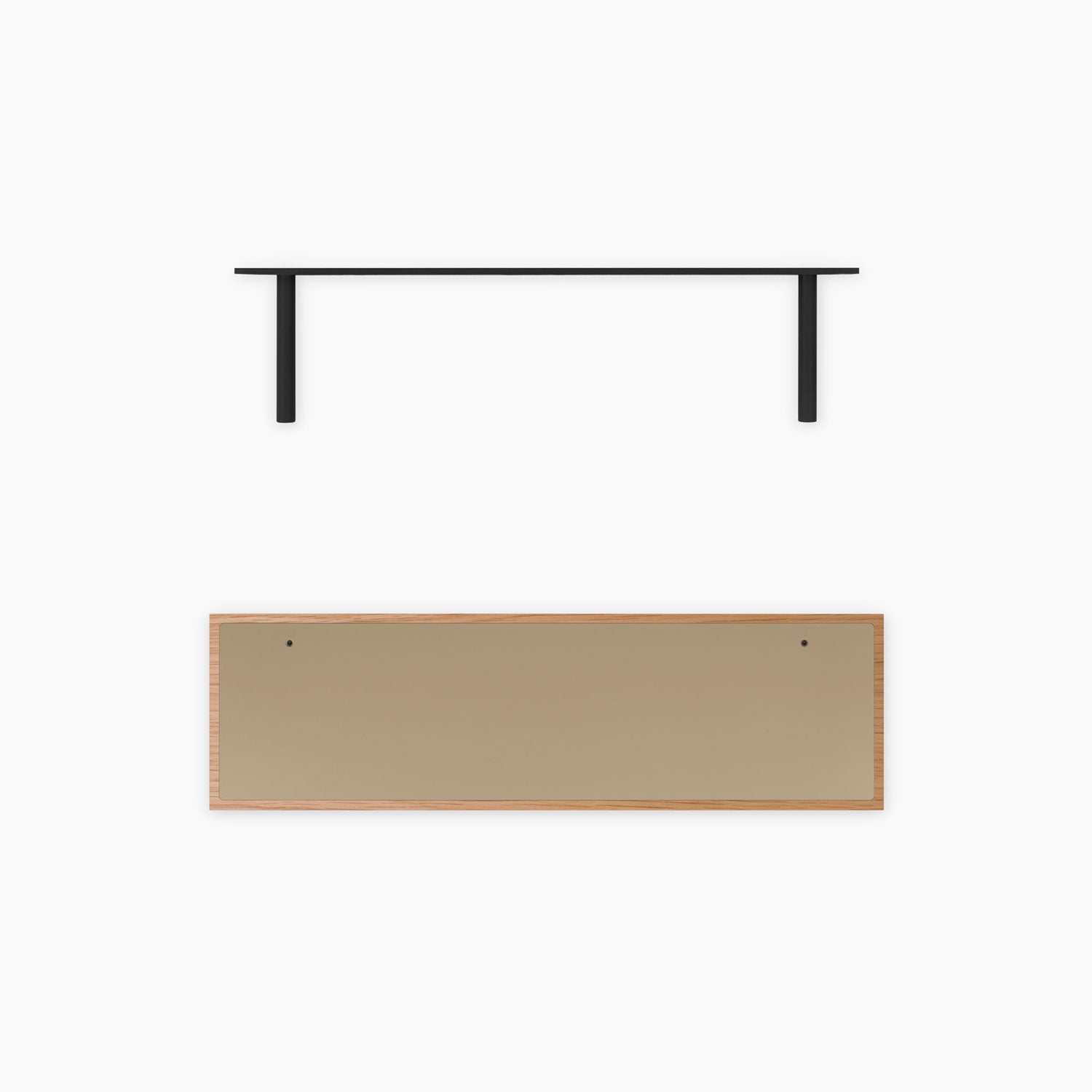 Aksel White Oak Floating Shelf - Handcrafted Solid Wood Wall Shelf for Living Room, Kitchen, Bathroom & Office Storage & Decor