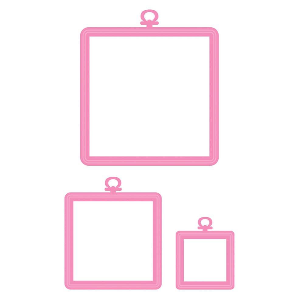 Tonic Studios Loaded Pockets Square Embroidery Hoop 3924E - Perfect for DIY Embroidery, Cross Stitch, and Handcraft Projects at Home