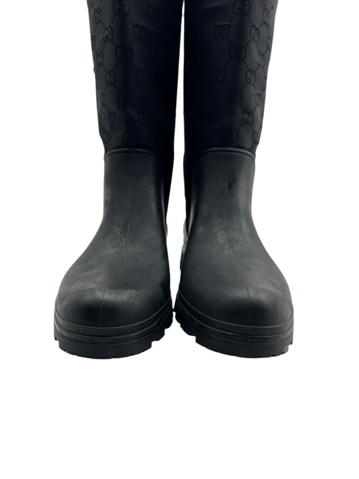 Gucci Prato Nylon Rain Boots for Women - Size 36 (US 6) - Waterproof Chelsea Boots for Rainy Days & Outdoor Adventures