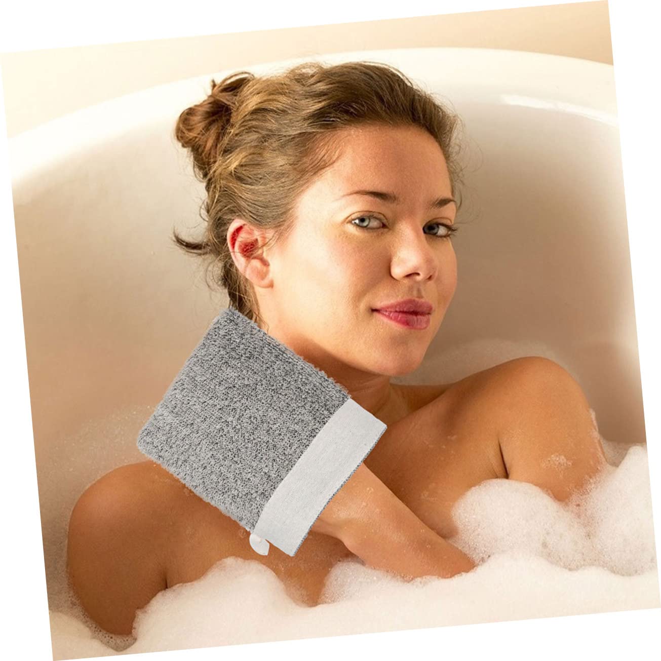 2-Pack Soap Bags with Exfoliating Loofah - Natural Flax Mesh Foaming Net for Shower & Bath - Gentle Exfoliating Mitt & Soap Saver Pouch - Perfect for Storing Soap Bars & Creating Rich Lather - Ideal for Travel, Gym & Eco-Friendly Bathroom Toiletries