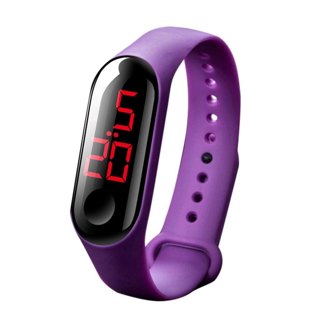 Durable Men's & Women's Fashion Watches - Electronic Luminous Sports Sensor LED Watch for Outdoor Activities, Running & Night Use