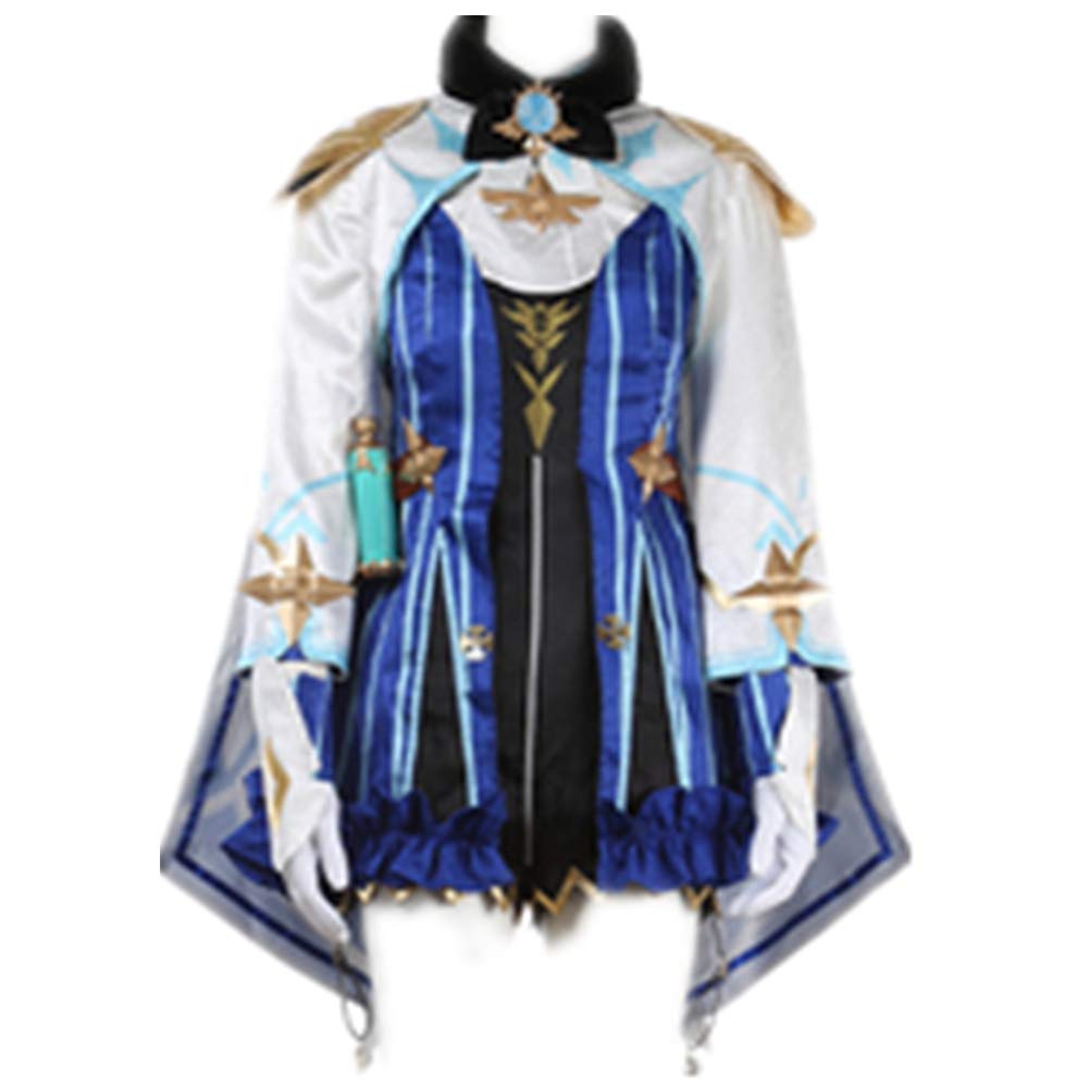 Genshin Impact Sucrose Cosplay Costume Full Set - Anime Game Character Dress with Shoes for Halloween, Conventions & Roleplay | Cute Lolita Style Uniform Outfit