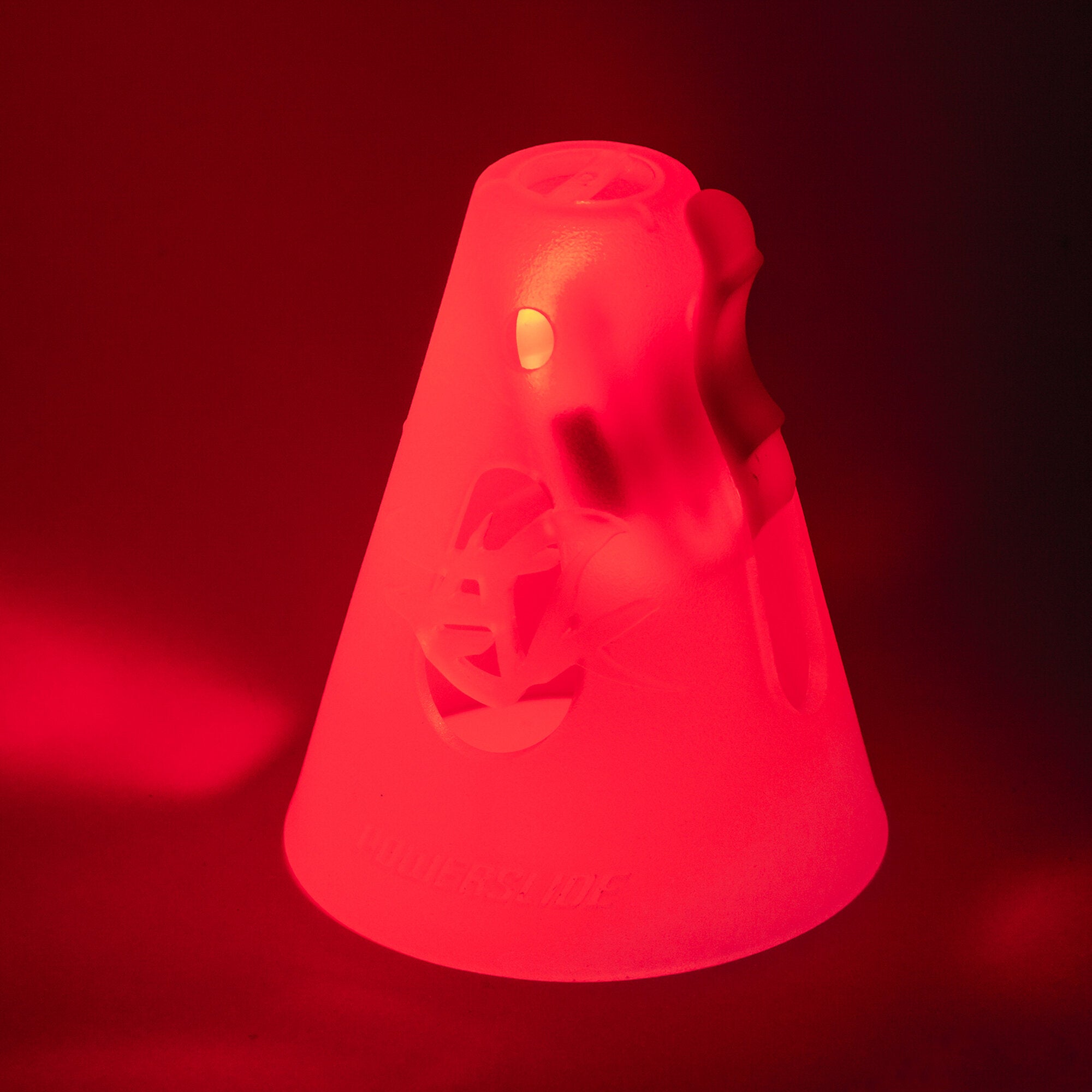 Glow in The Dark LED Traffic Cones - Red Safety Cones for Road Construction, Parking, Emergency & Nighttime Visibility