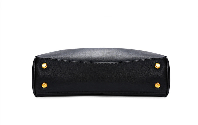 Premium Genuine Leather Large Shoulder Bag for Women - Stylish & Spacious Crossbody Tote - Perfect for Work, Travel & Everyday Use