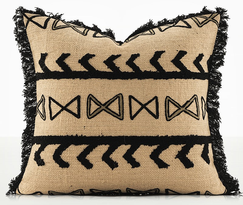 Modern Square Throw Pillows for Couch & Sofa - Decorative Pillow Covers for Living Room, Bedroom - 18x18 Inch Soft Interior Design Accent Pillows - Perfect for Home Decor, Lounge & Cozy Spaces