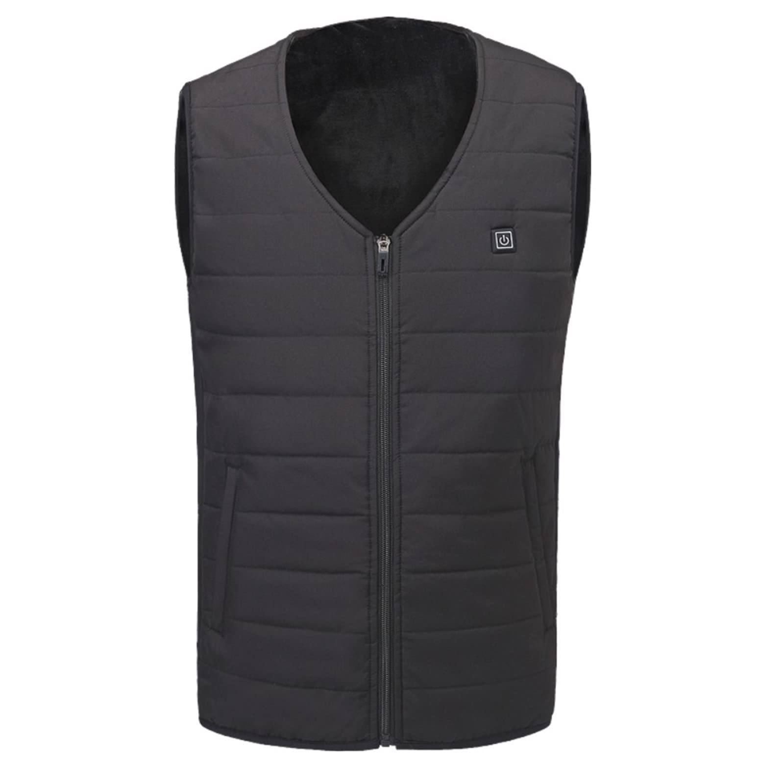 Women's Heated Vest with USB Charging - Soft Velvet Infrared Heating Jacket for Outdoor Activities, Hiking, and Winter Sports